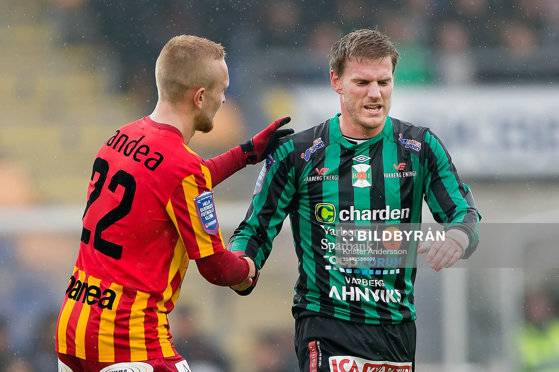 Syrianskas Alexander Michel ber Varbergs Karl Söderström