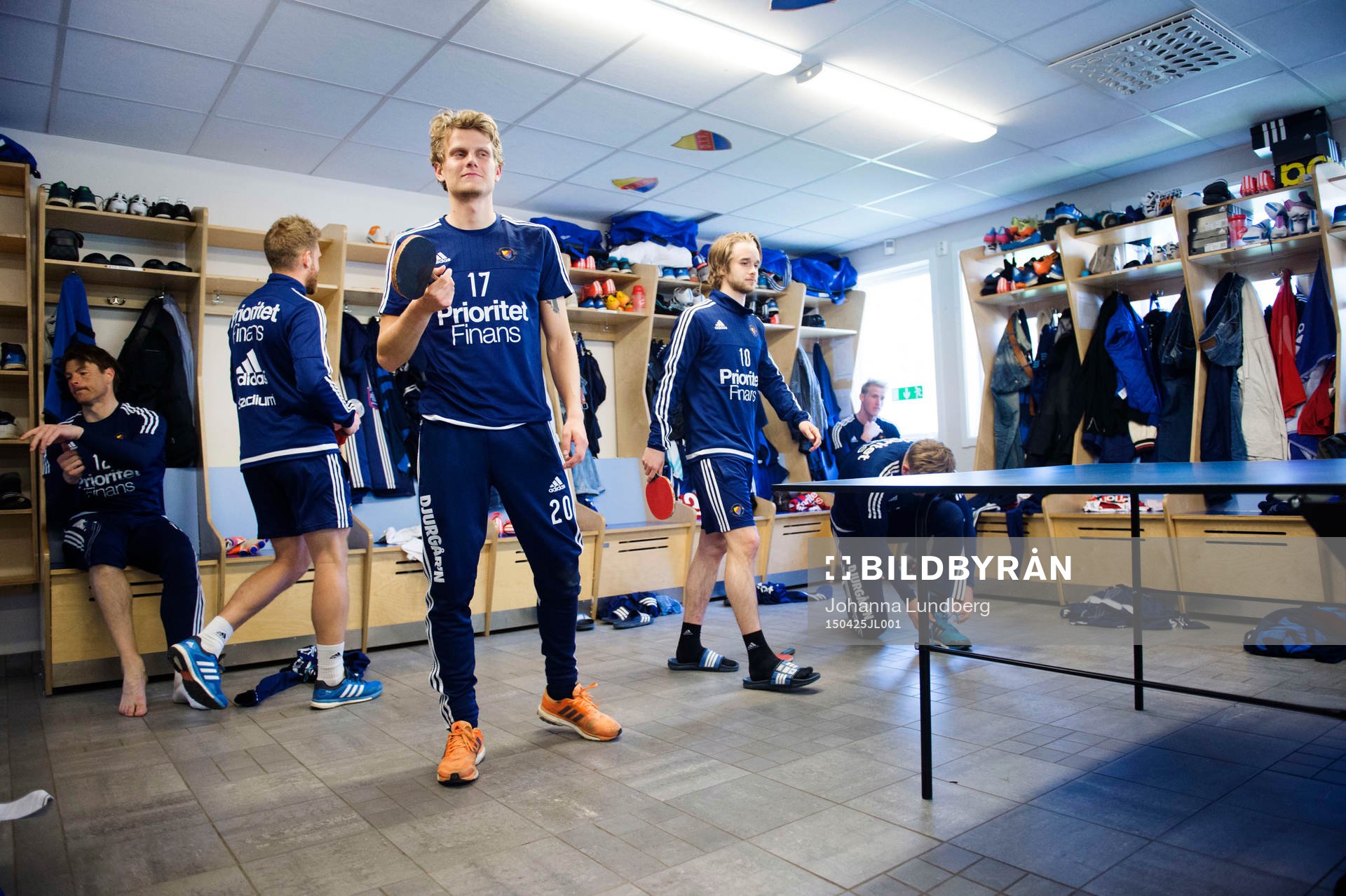 Djurgårdens Tim Björkström och Daniel Berntsen spelar