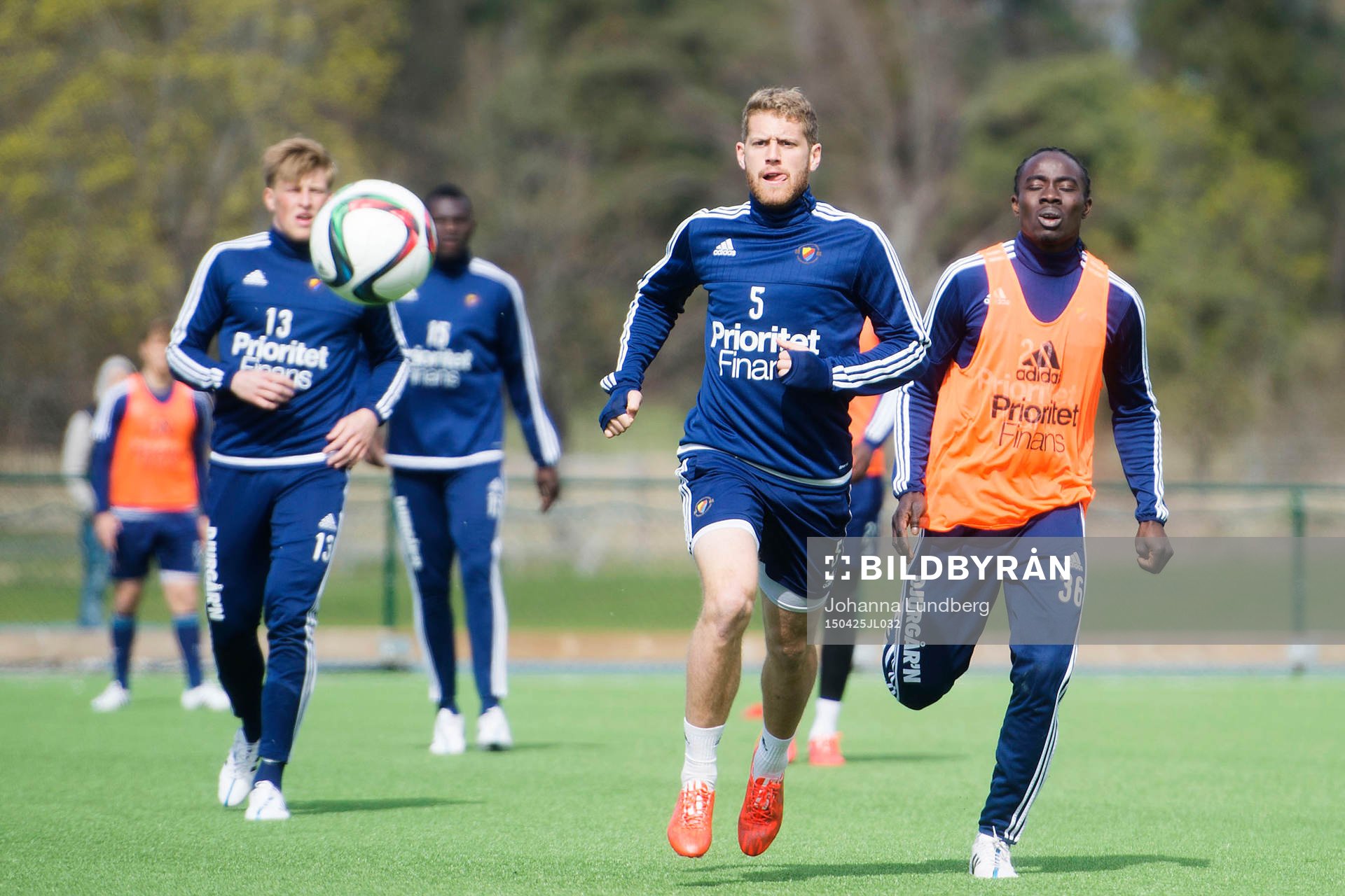 Djurgårdens Stefan Karlsson och Sam Johnson