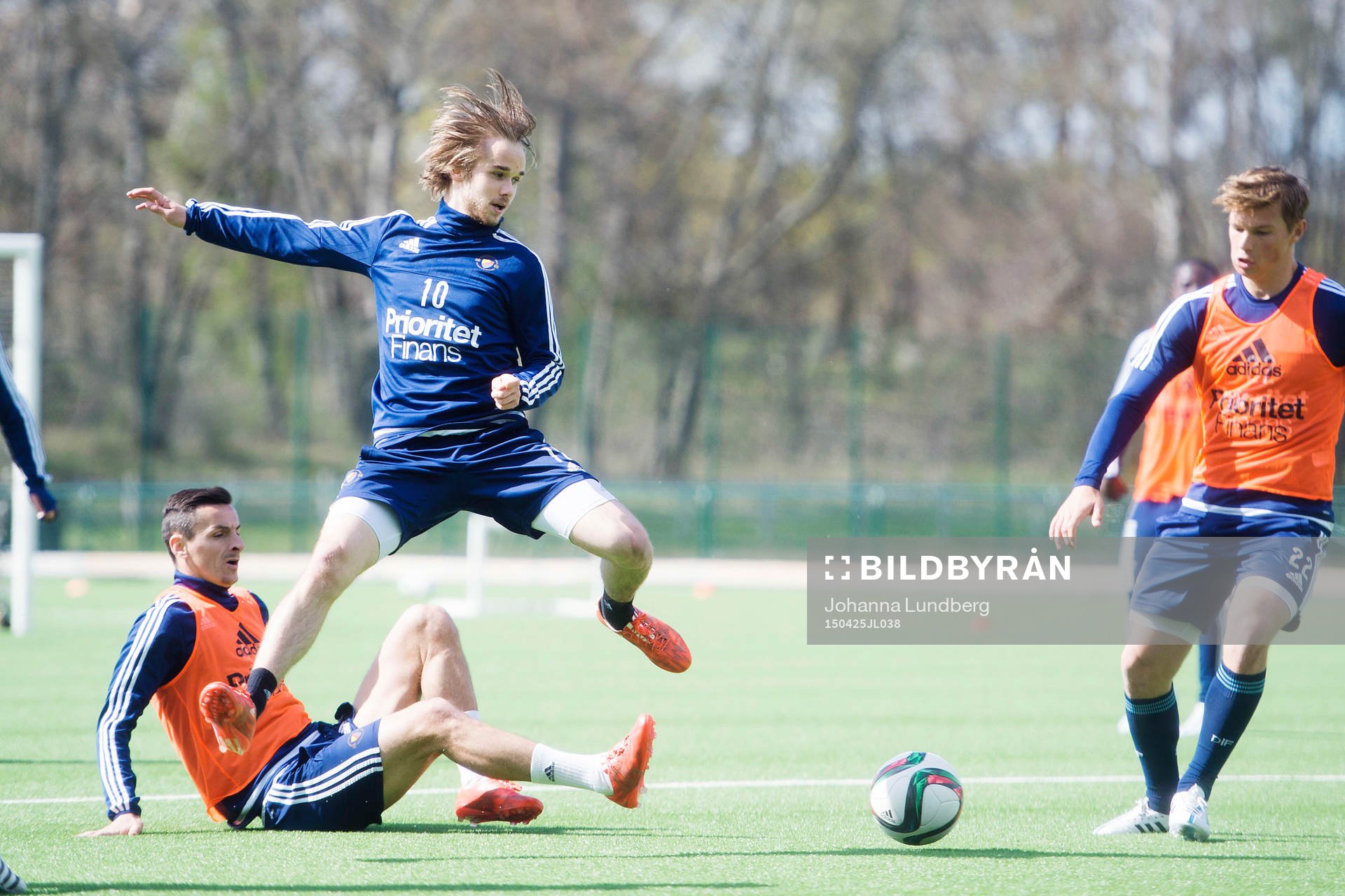 Djurgårdens Daniel Berntsen och Haris Radetinac