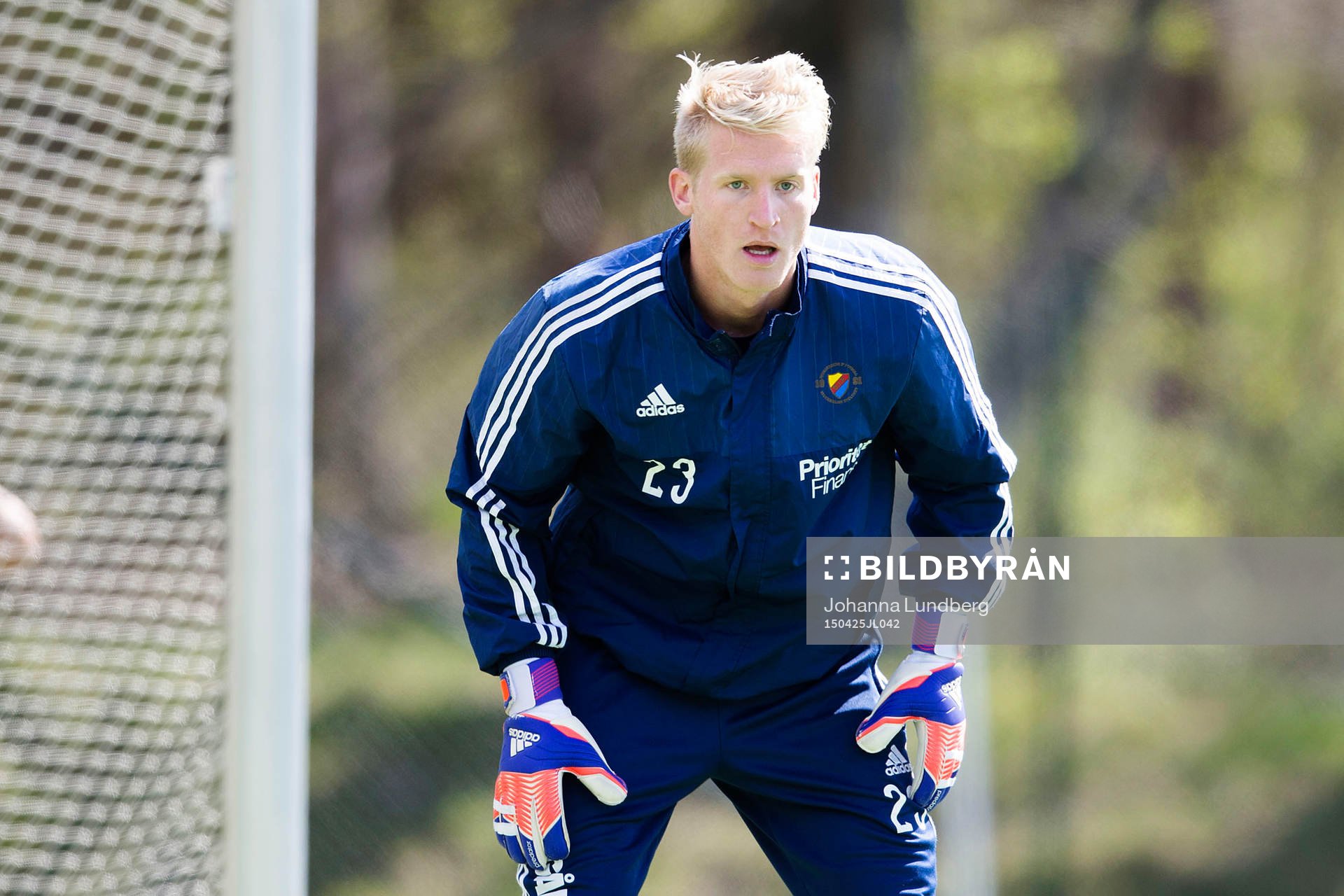 Djurgårdens målvakt Hampus Nilsson