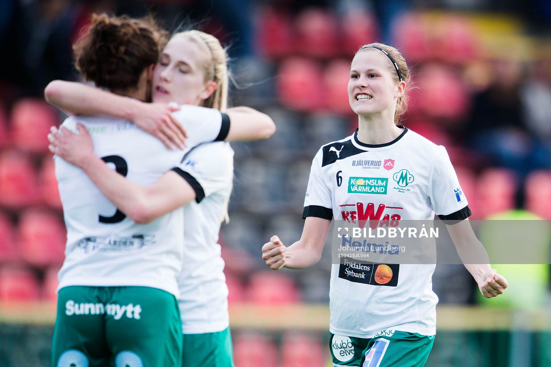 Mallbackens Sarah Bergman jublar