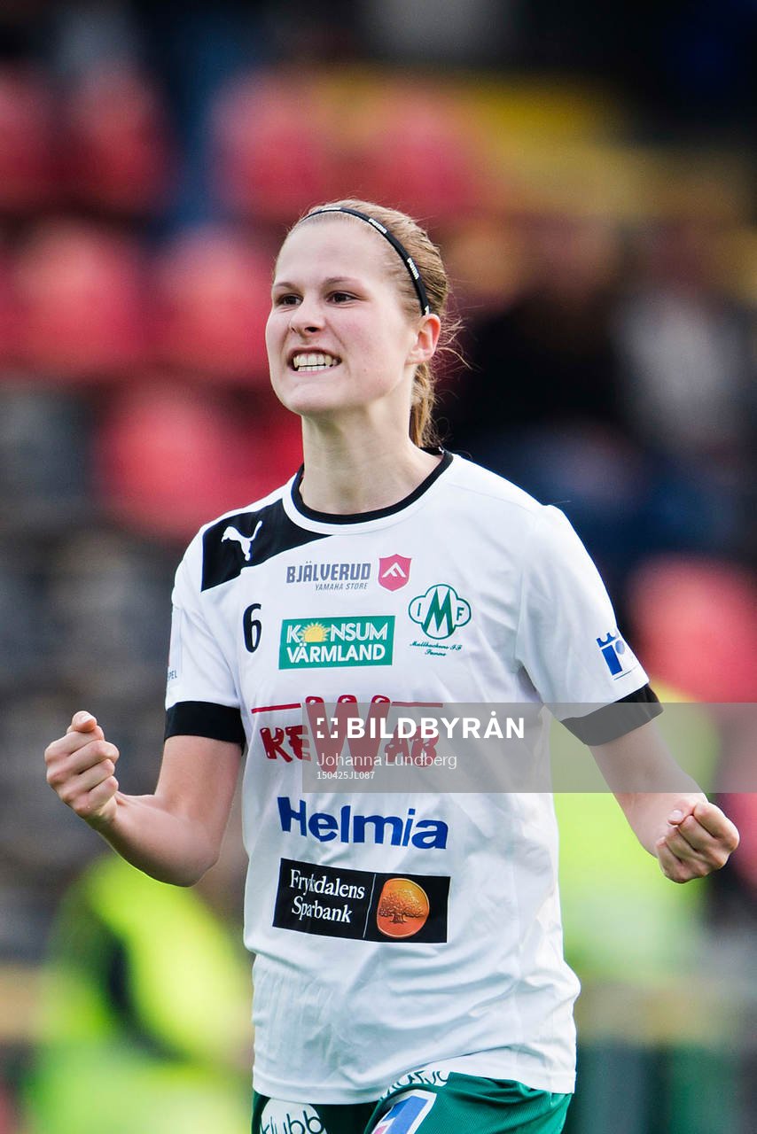 Mallbackens Sarah Bergman jublar