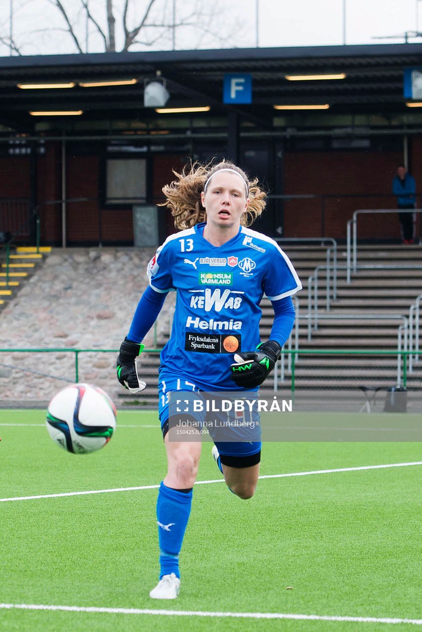 Mallbackens målvakt Jennifer Falk