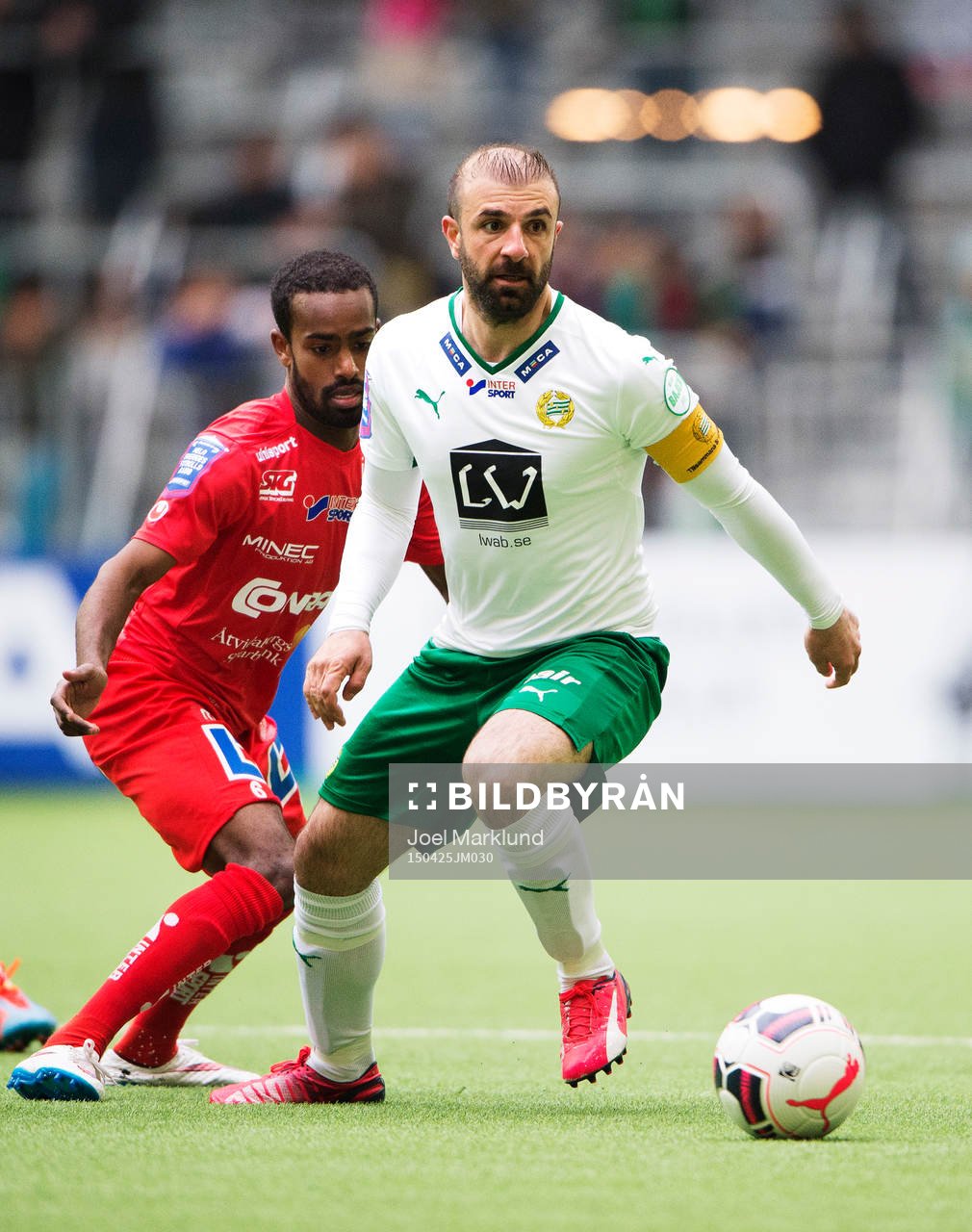 Åtvidabergs Ammar Ahmed och Hammarbys Kennedy Bakircioglu