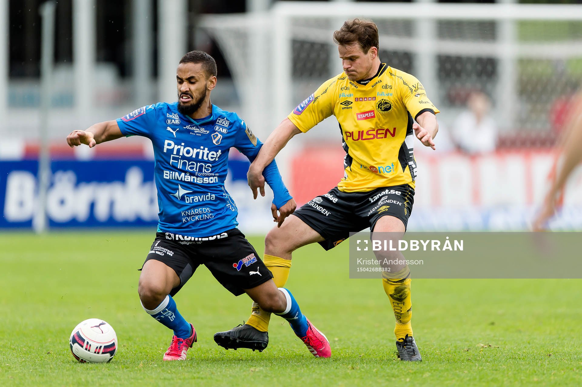 Halmstads Junes Barny och Elfsborgs Henning Hauger