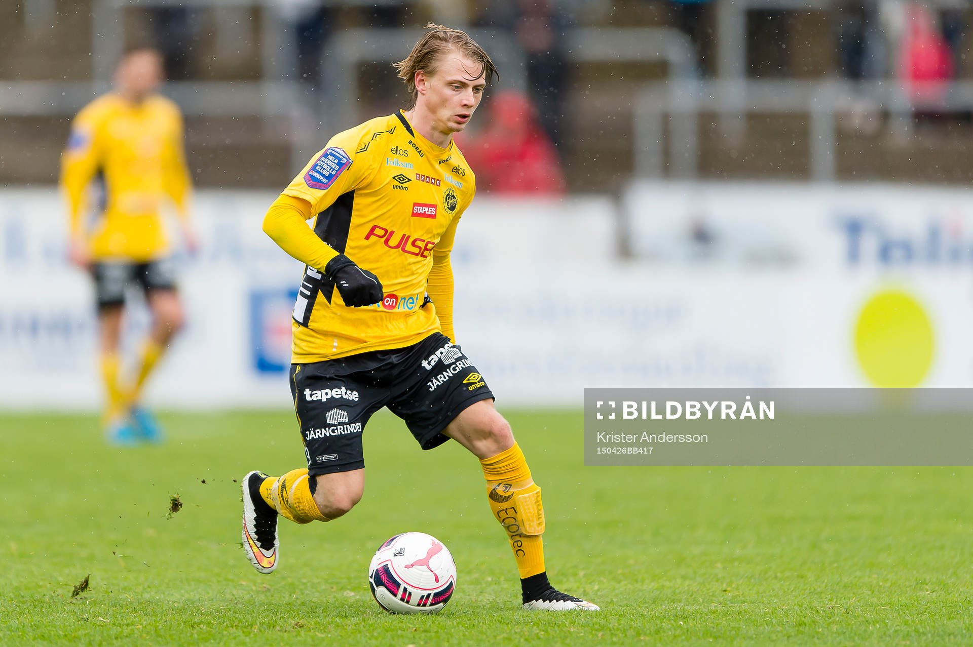 under fotbollsmatchen i Allsvenskan mellan Halmstad och