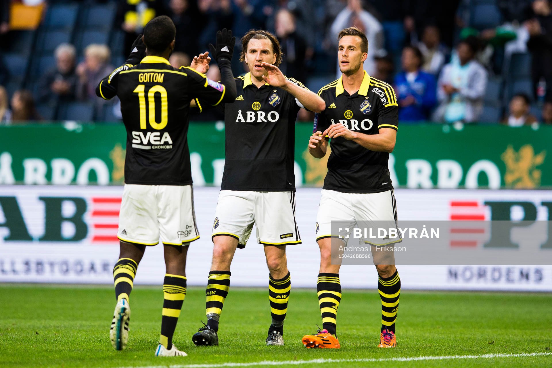 s Henok Goitom, Nils-Eric Johansson och Fredrik Brustad