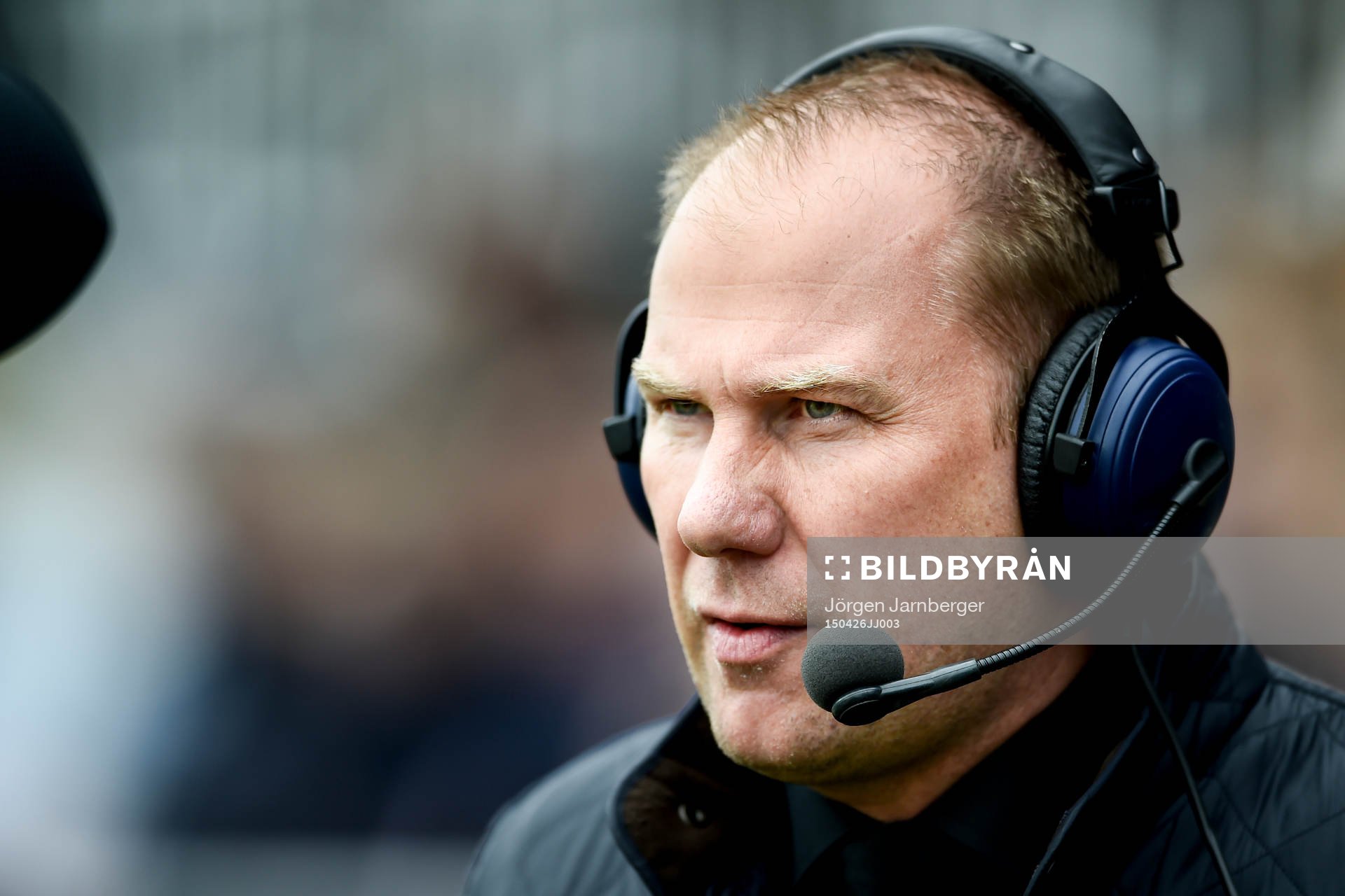 Elfsborgs manager Magnus Haglund under fotbollsmatchen i Allsvenskan mellan Halmstad och Elfsborg den 26 april 2015 i Halmstad.