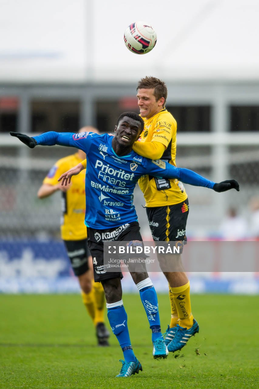 Kamp mellan Elfsborgs Anders Svensson och Halmstads Joseph