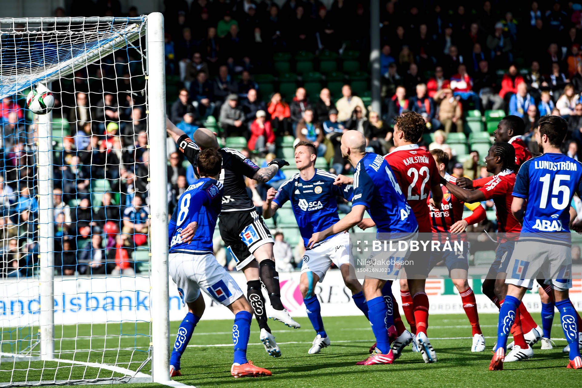 Djurgårdens Omar Colley gör 0-1
