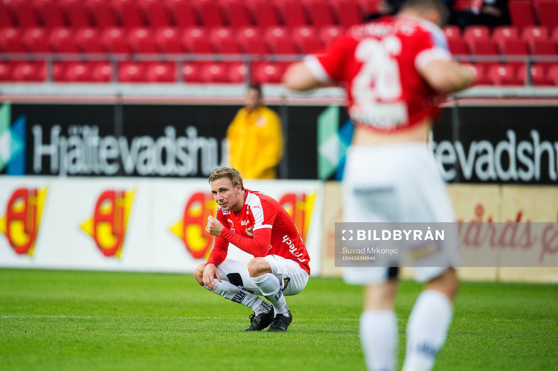 Kalmars Jonathan Ring och Pär Eriksson deppar