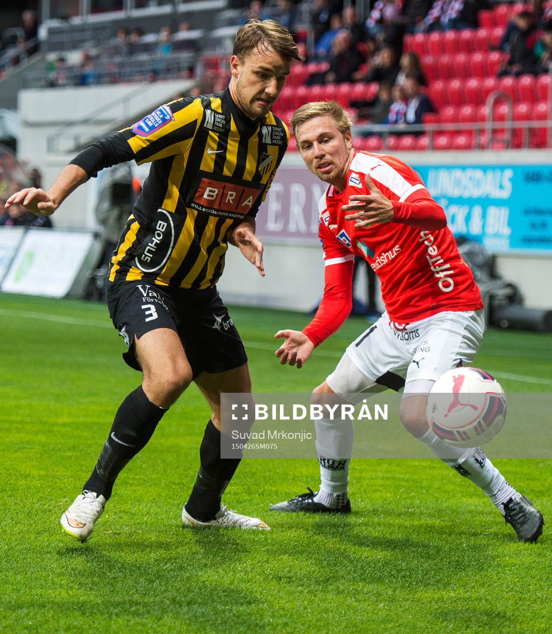 Häckens Jasmin Sudic och Kalmars Jonathan Ring