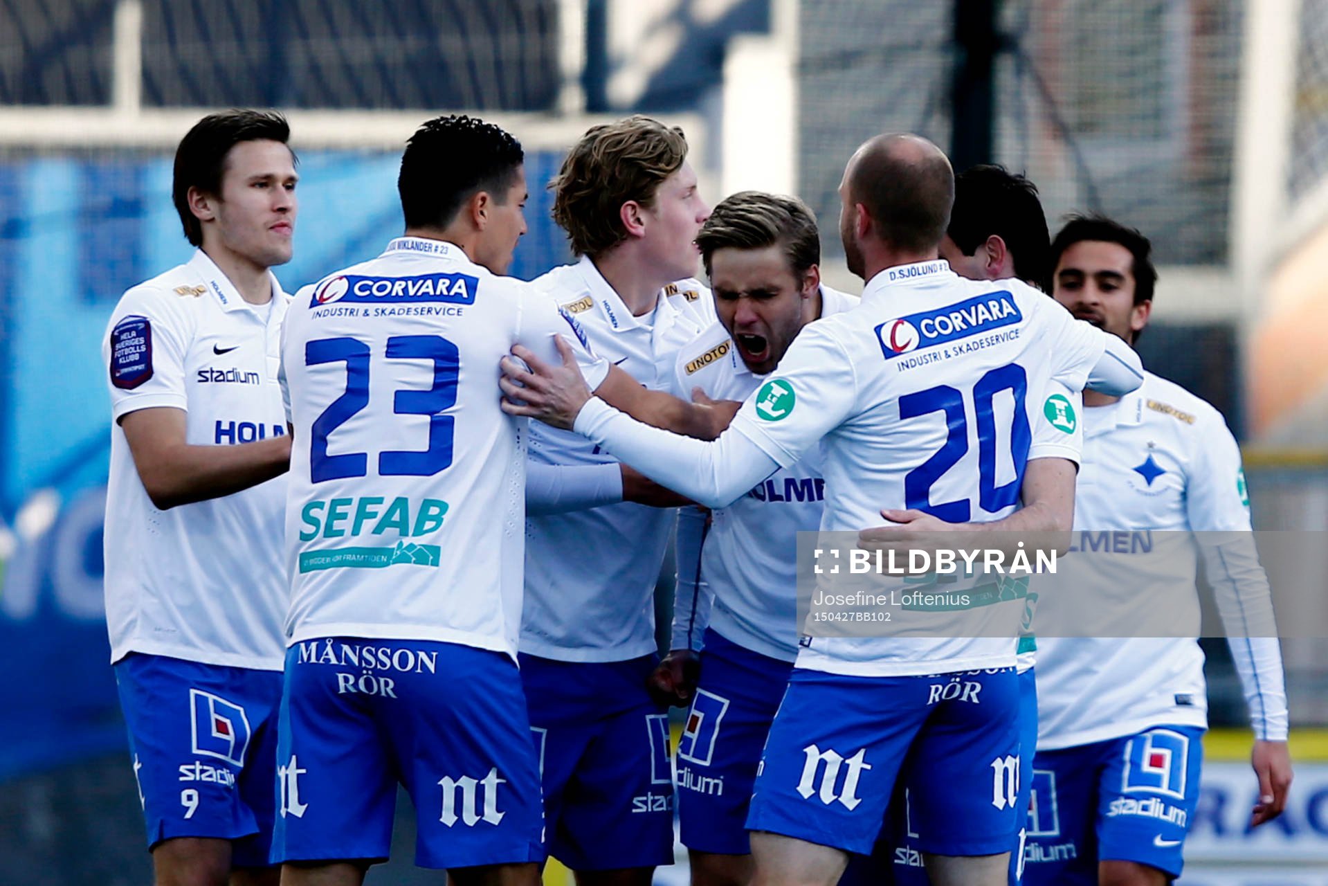 Norrköpings Christoffer Nyman jublar