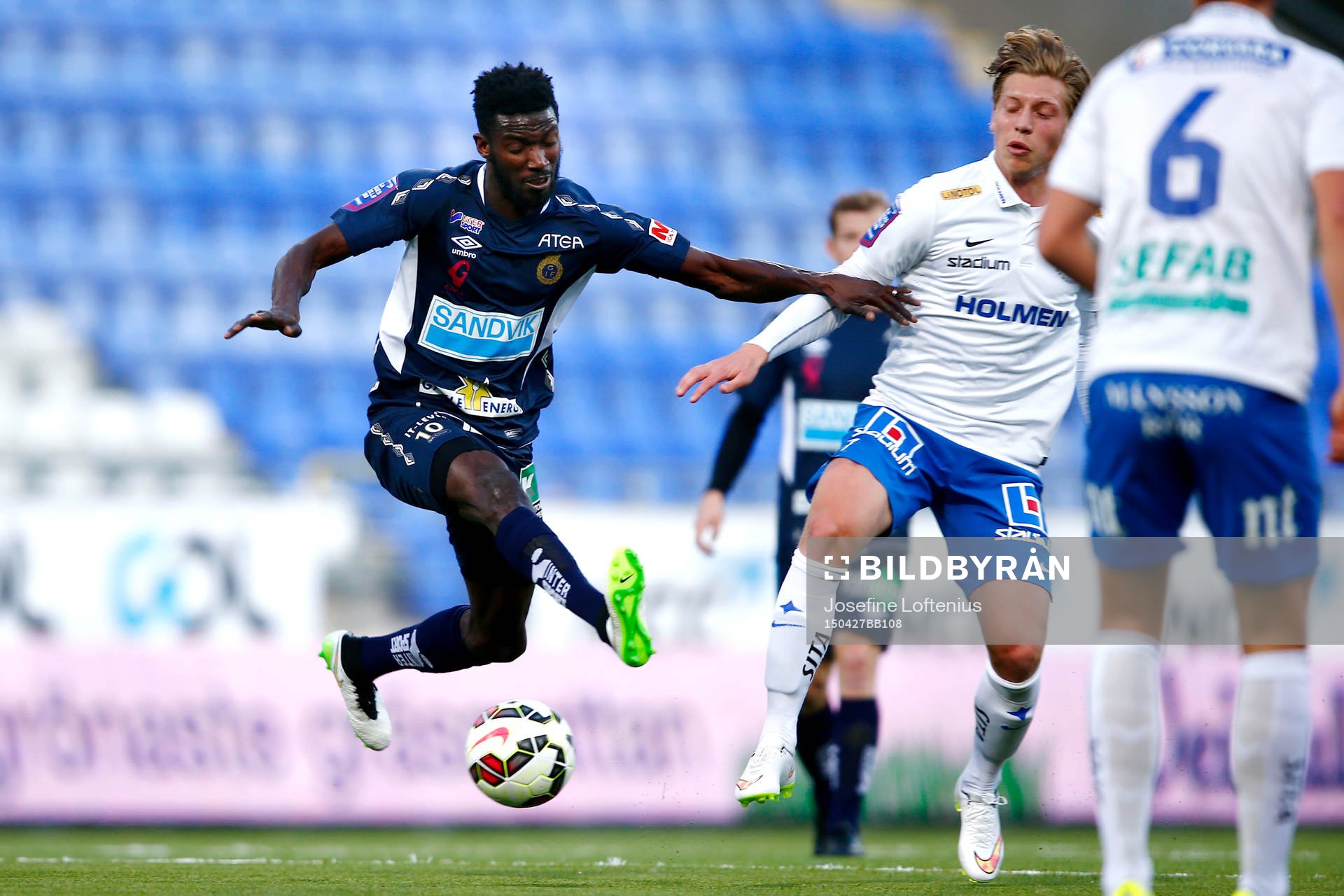 Gefles Dioh Williams och Norrköpings Alexander Fransson