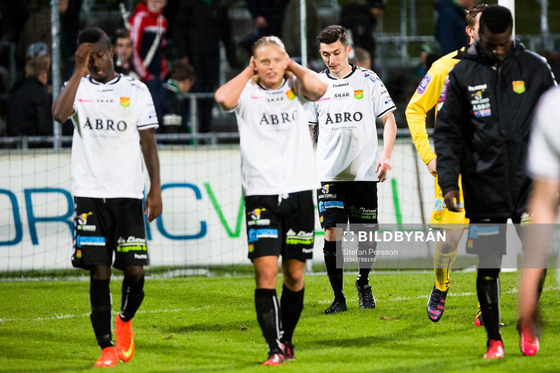 Gais Kieron Cadogan, Emil Eliasson och Petrit Zhubi deppar
