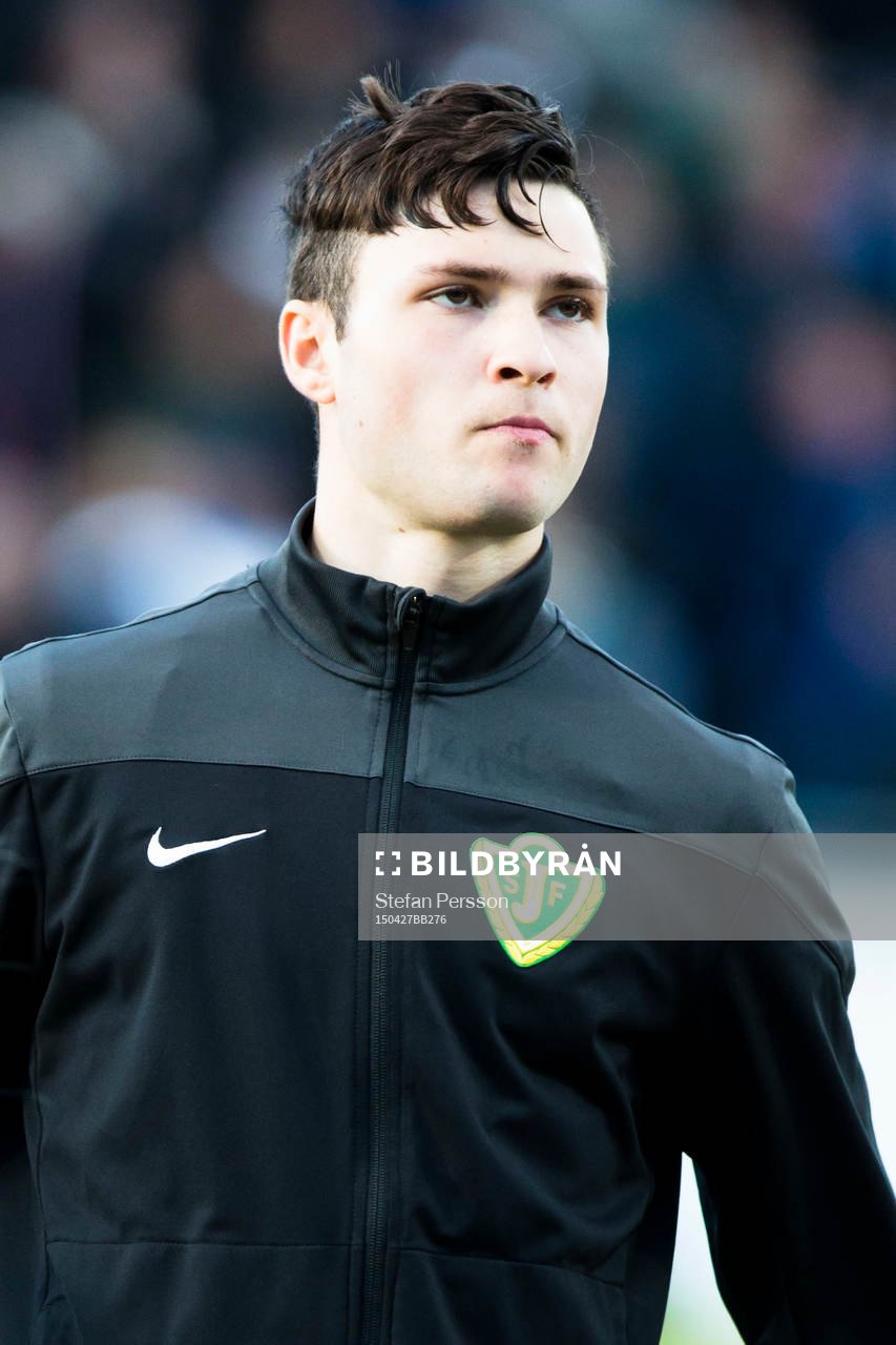 Jönköpings Södras Jonathan Tamimi under matchen i Superettan i fotboll mellan Jönköping och GAIS den 27 april 2015 i Jönköping. 