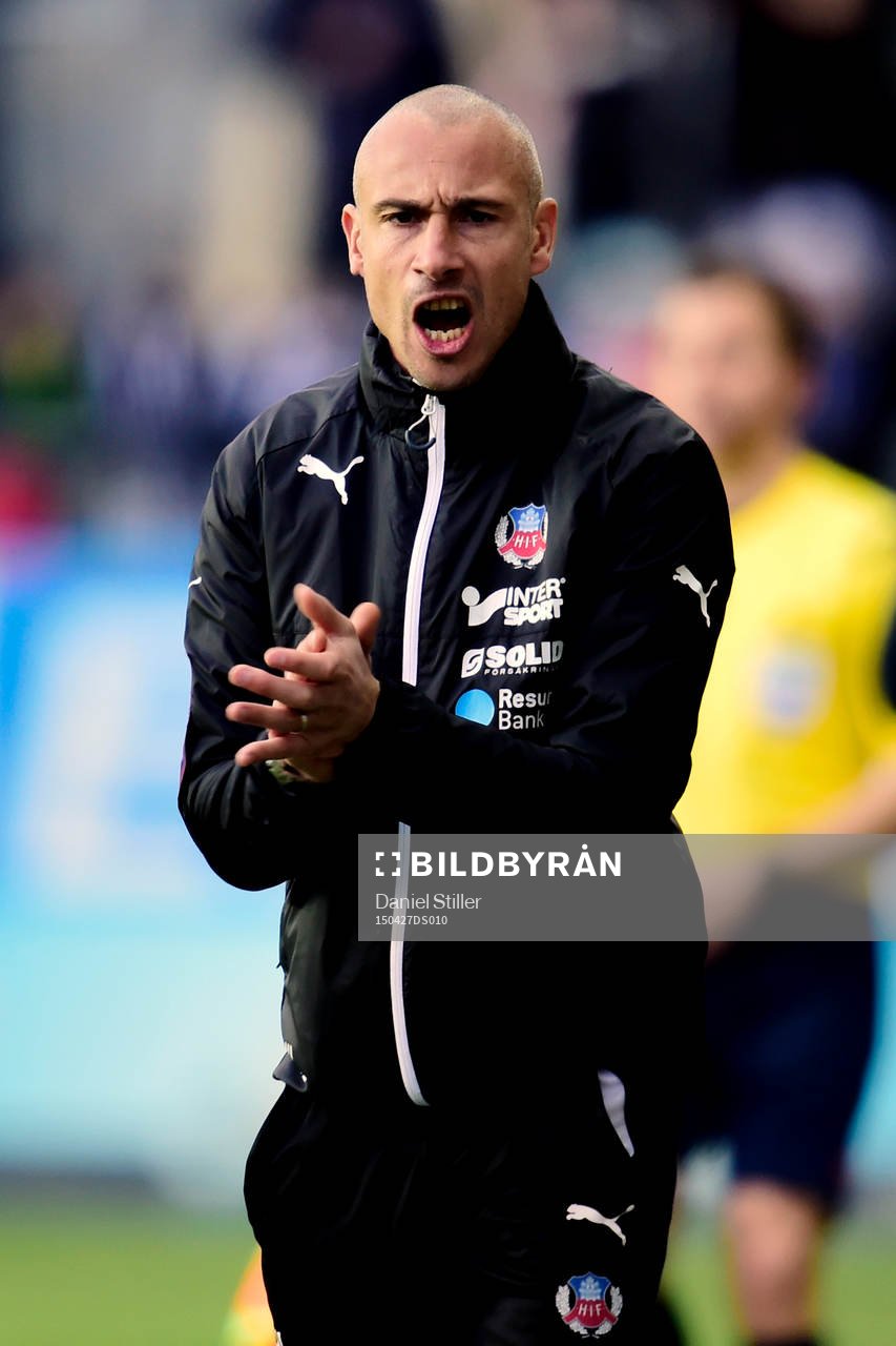 Helsingborgs manager Henrik Larsson