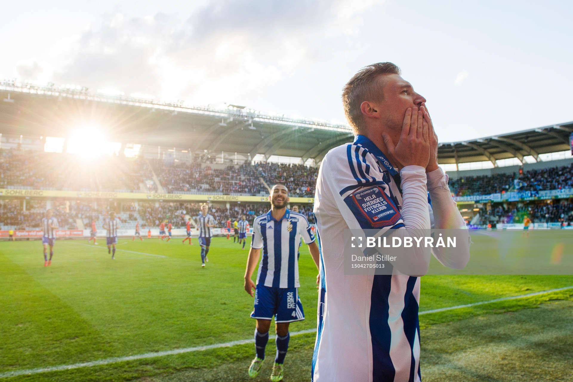 IFK Göteborgs Sebastian Eriksson jublar