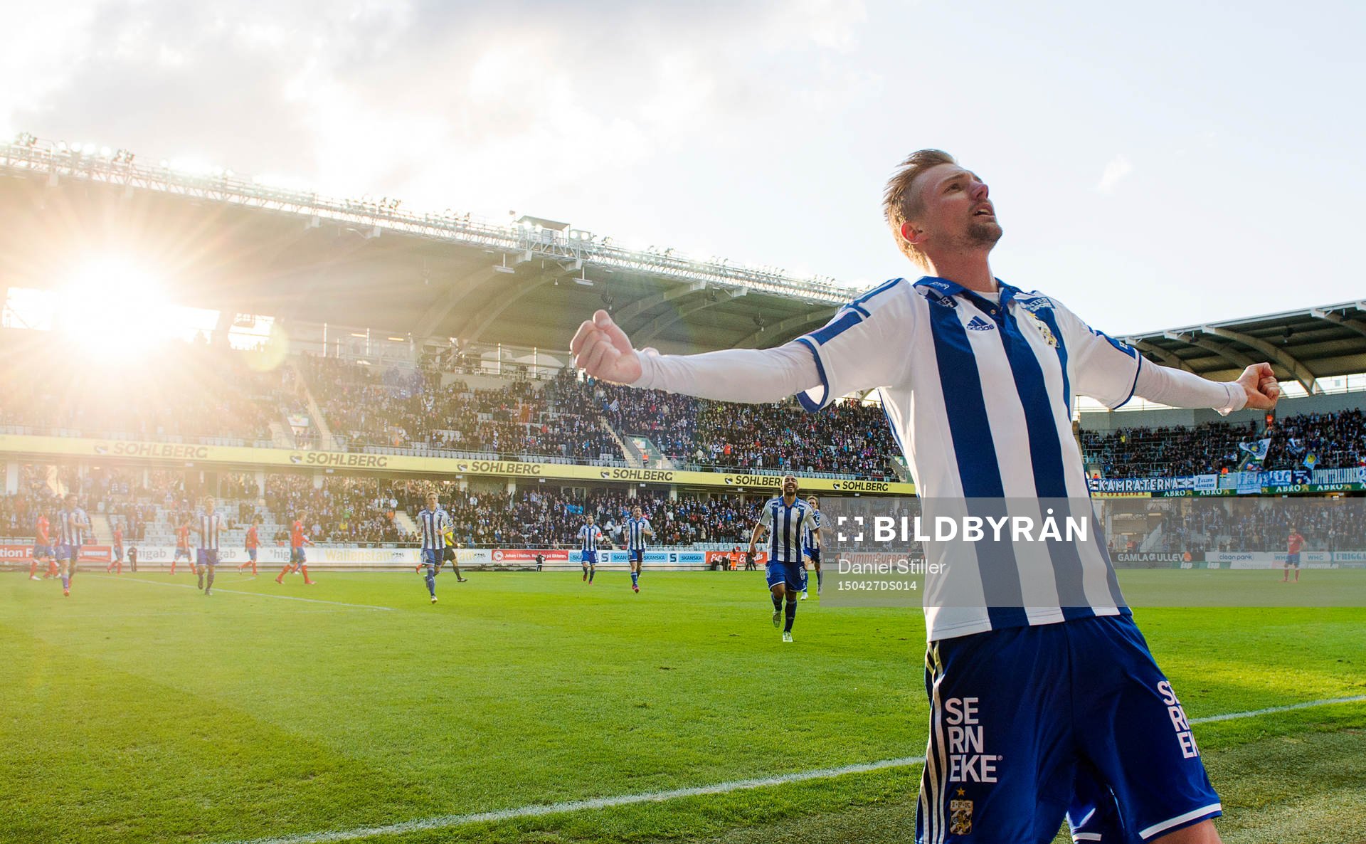IFK Göteborgs Sebastian Eriksson jublar
