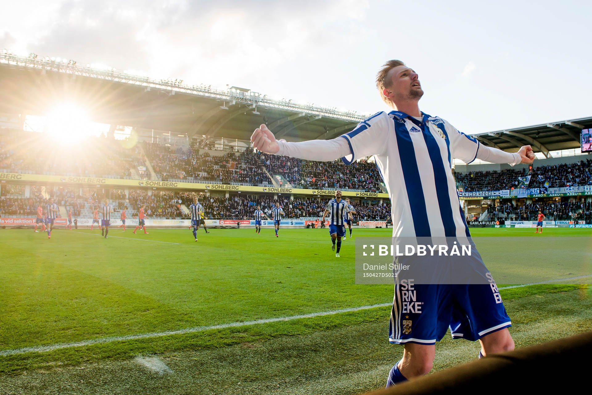 IFK Göteborgs Sebastian Eriksson jublar