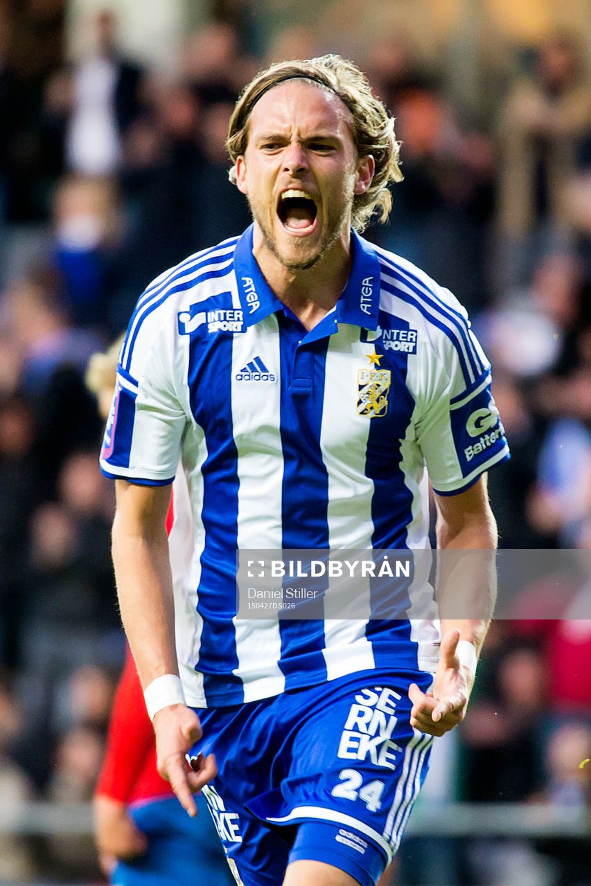 IFK Göteborgs Tom Pettersson jublar
