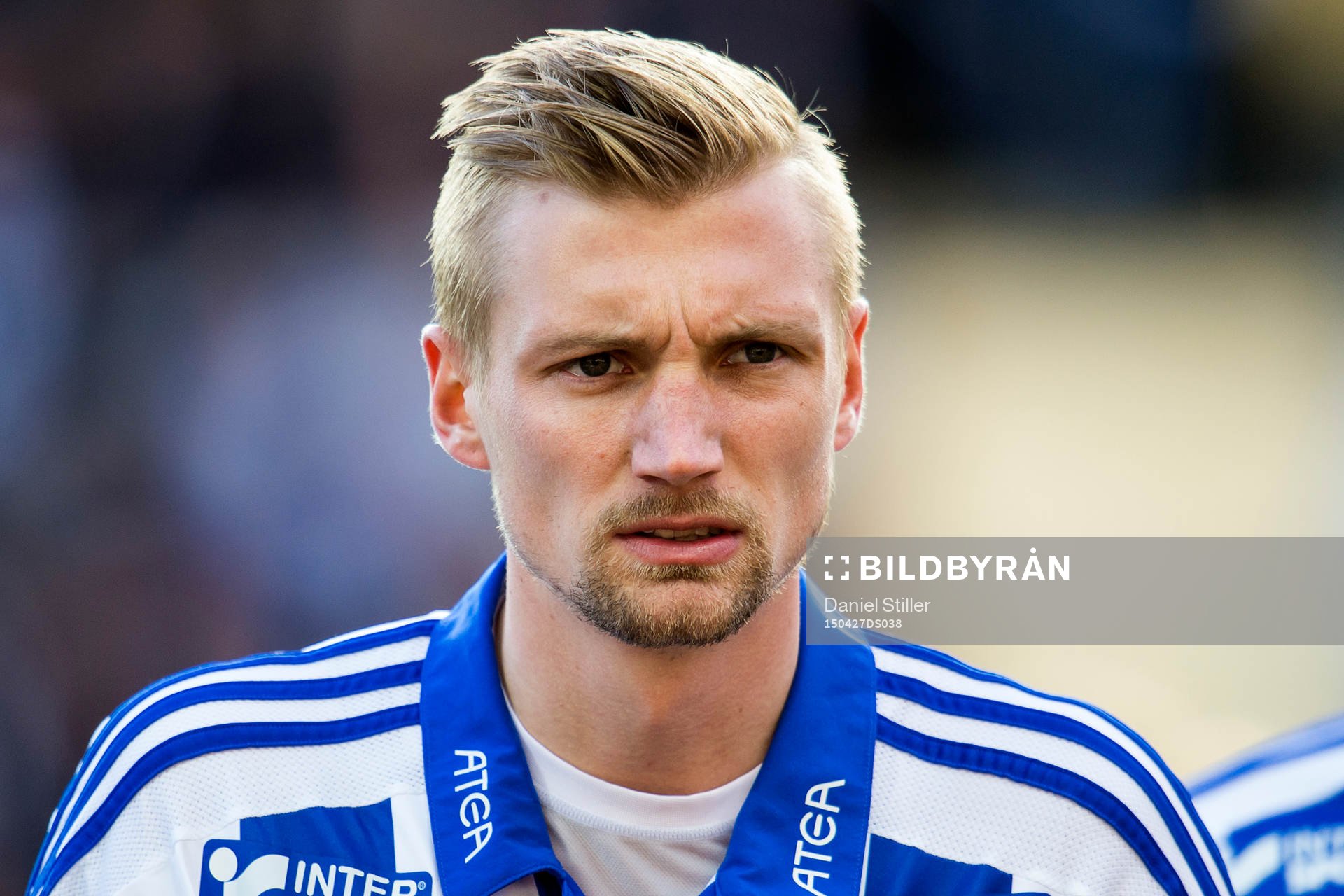 IFK Göteborgs Sebastian Eriksson innan fotbollsmatchen i