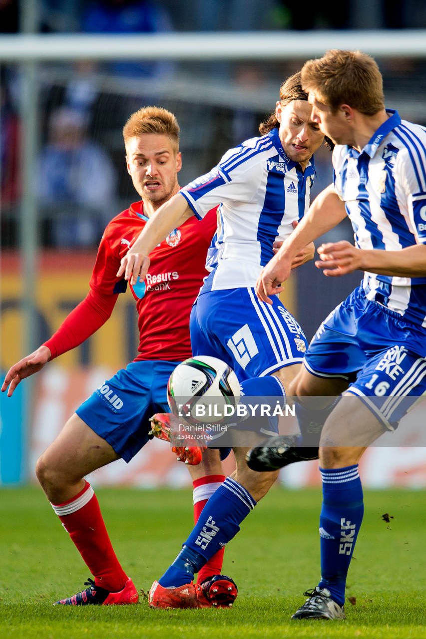 IFK Göteborgs Lasse Vibe och Mikael Boman