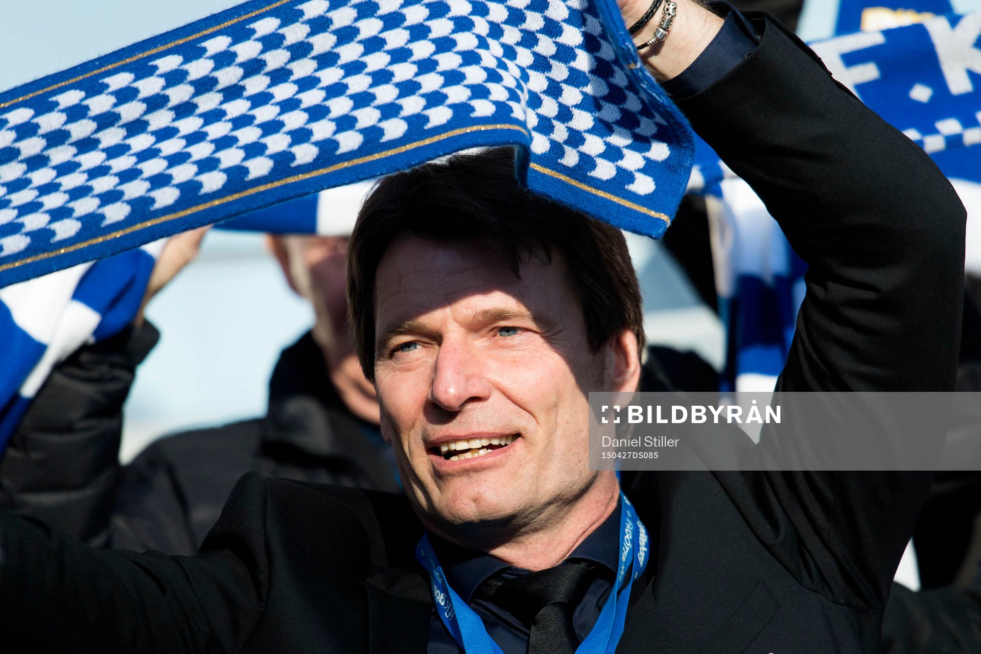 IFK Göteborgs klubbdirektör Martin Kurzwelly innan fotbollsmatchen i Allsvenskan mellan IFK Göteborg och Helsingborg den 27 april 2015 i Göteborg.