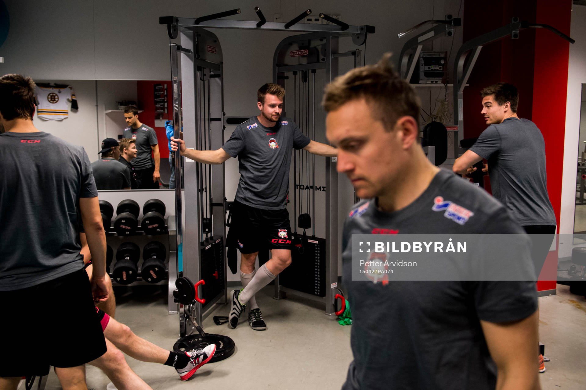 Malmö Redhawks Jens Jakobs och Henrik Hetta när Malmö