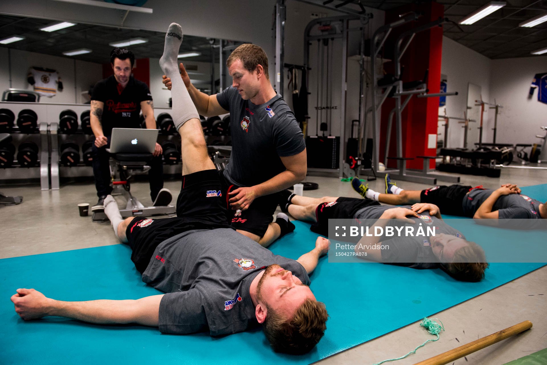 Osteopat Niklas Ohlsson och fystränare Freddie Sjögren