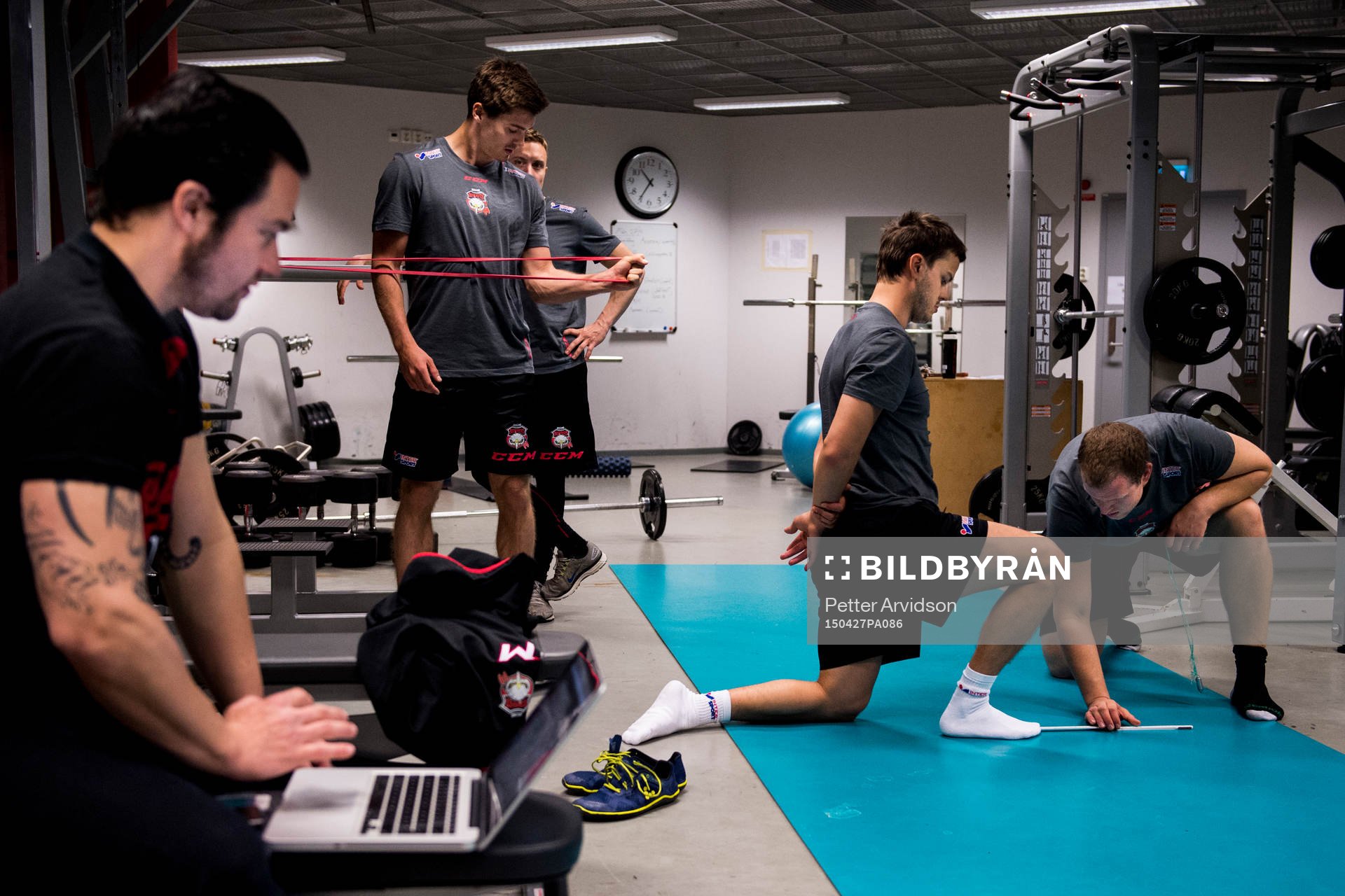 Osteopat Niklas Ohlsson och fystränare Freddie Sjögren