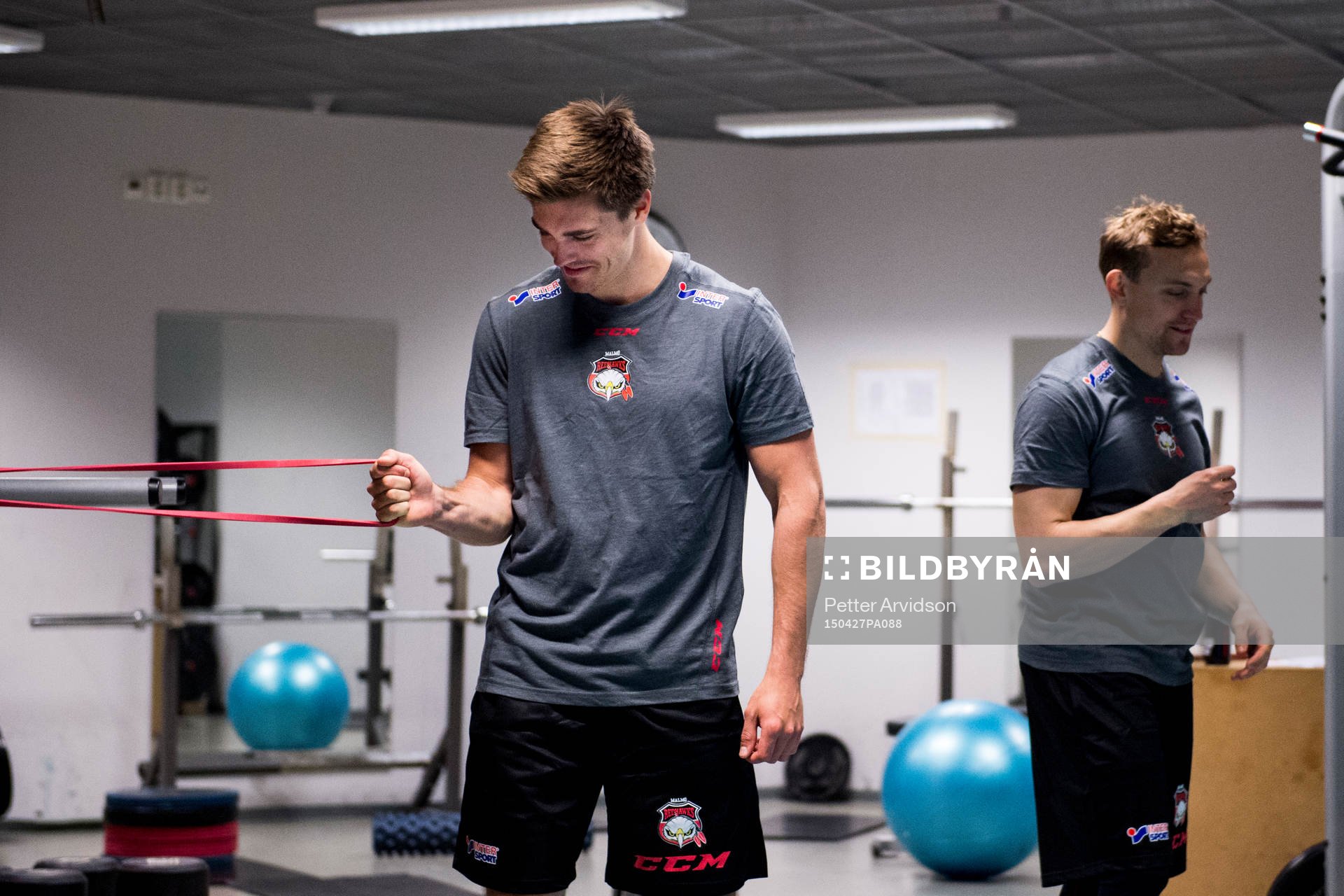 Henrik Hetta och Jens Jakobs när Malmö Redhawks har