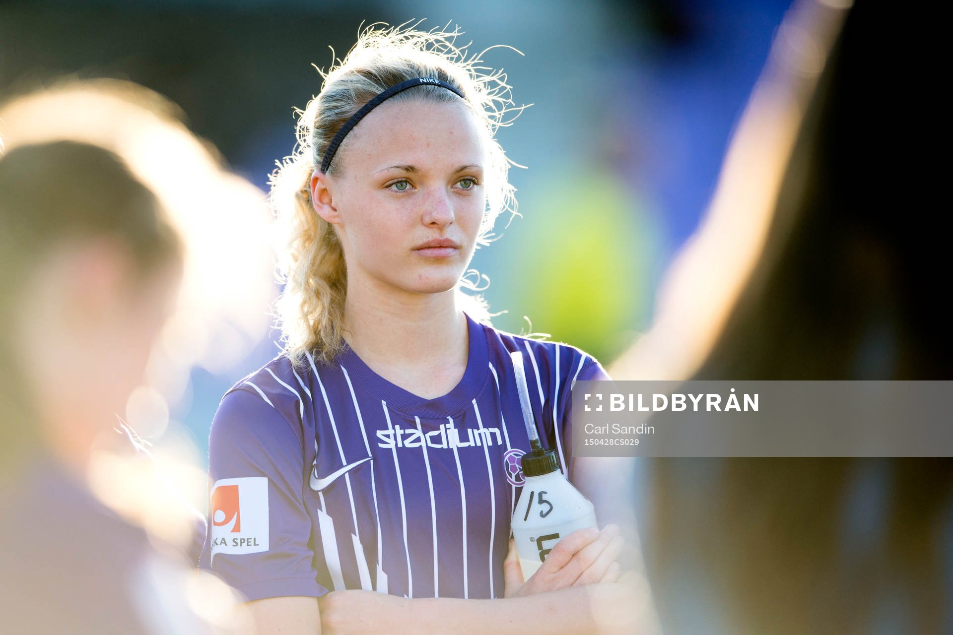 Maja Henriksson, ambitionslaget, under en match med Jitex Akademi den 28 april 2015 i Göteborg.