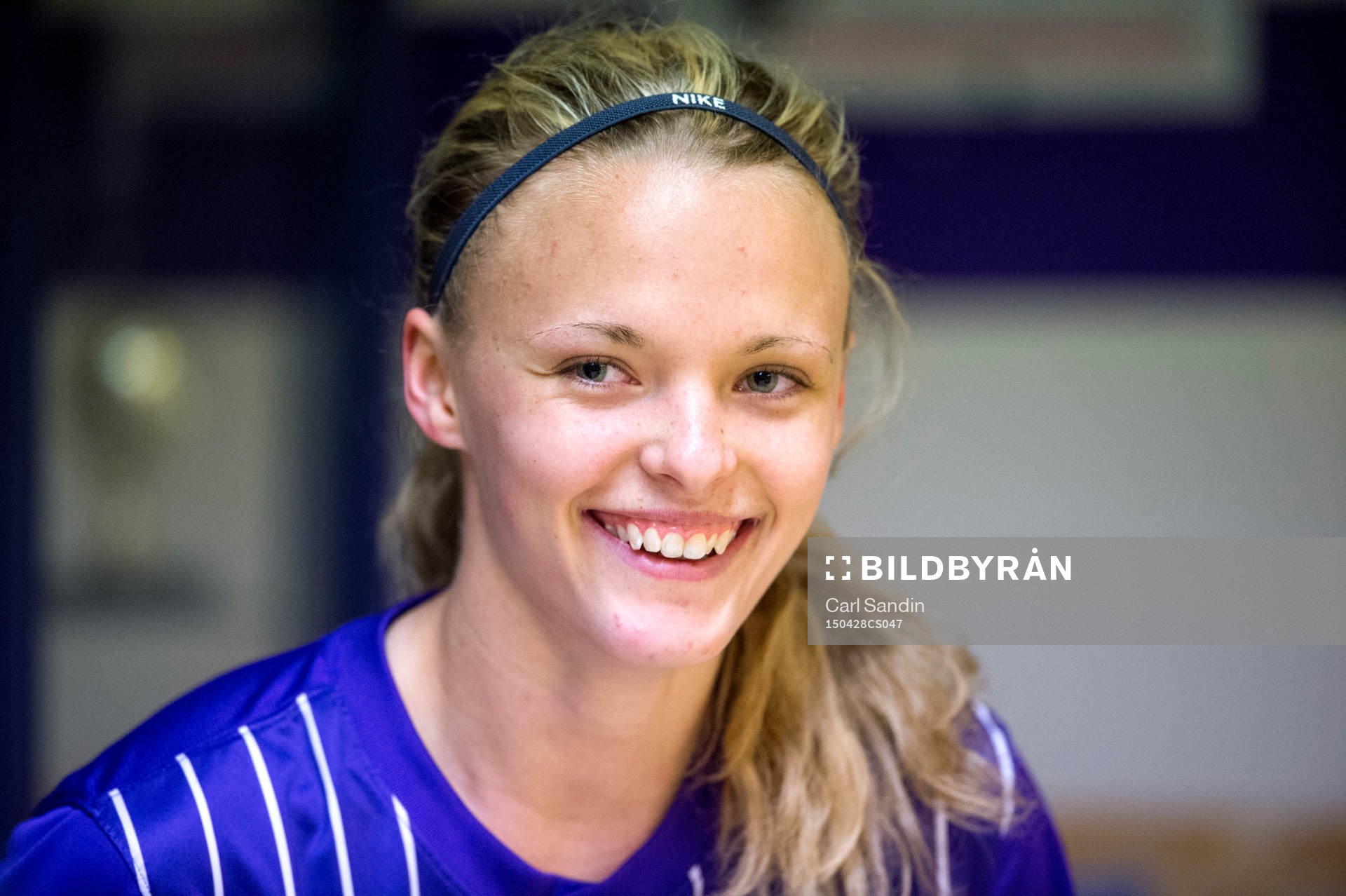 Maja Henriksson, ambitionslaget, efter en match med Jitex Akademi den 28 april 2015 i Göteborg.