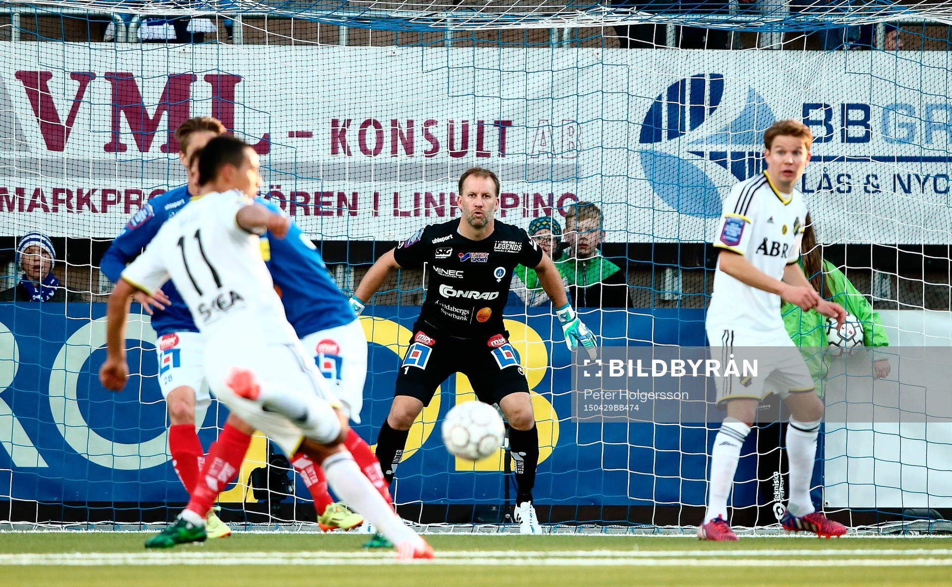 Åtvidabergs målvakt Henrik Gustavsson