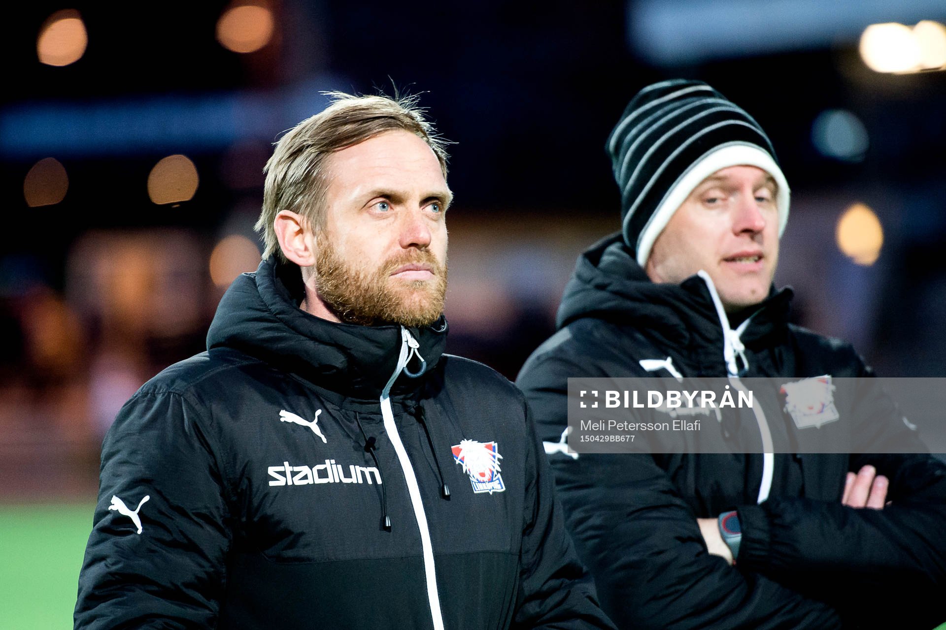Linköpings tränare Martin Sjögren och assisterande