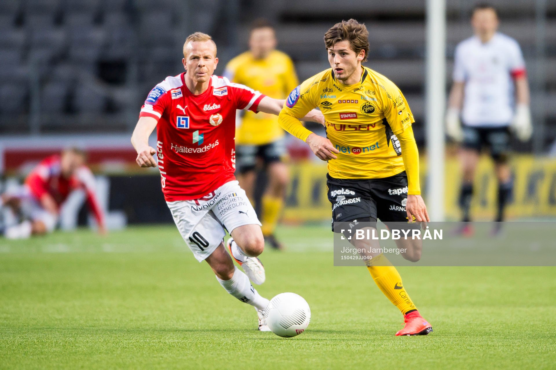 Elfsborgs Arber Zeneli och Kalmars Tobias Eriksson
