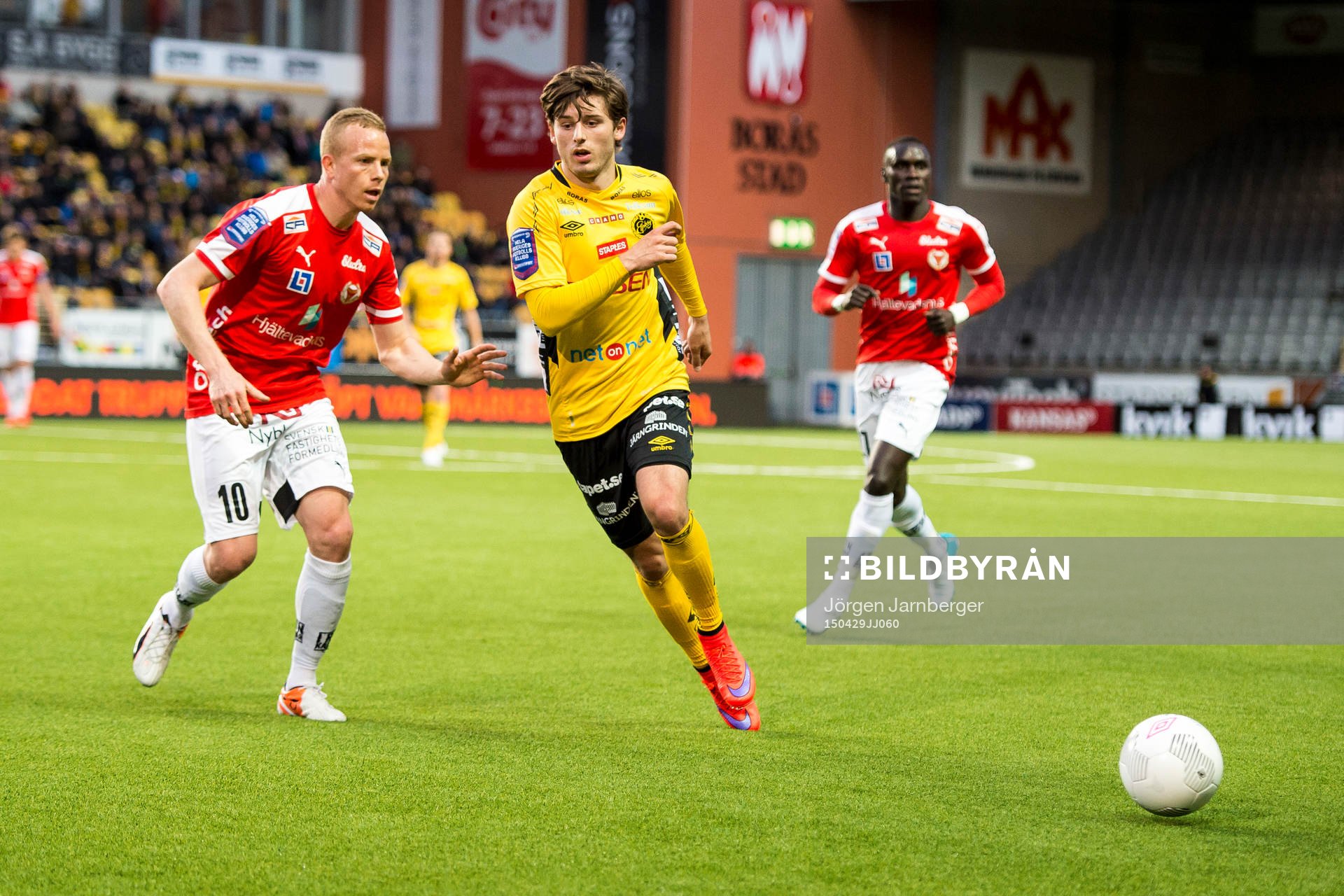 Elfsborgs Arber Zeneli och Kalmars Tobias Eriksson