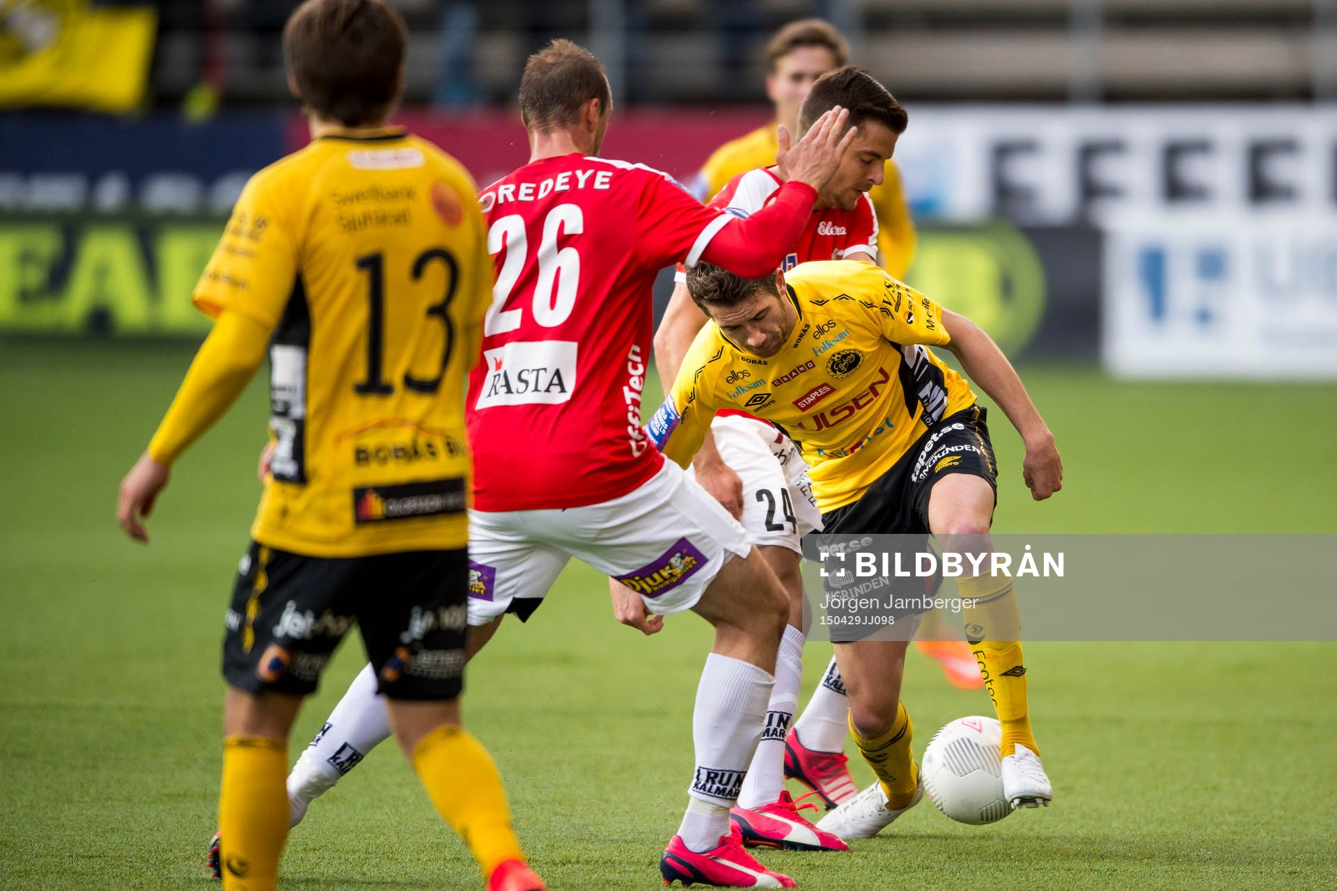 Kamp mellan Elfsborgs Marcus Rohdén och Kalmars Filip