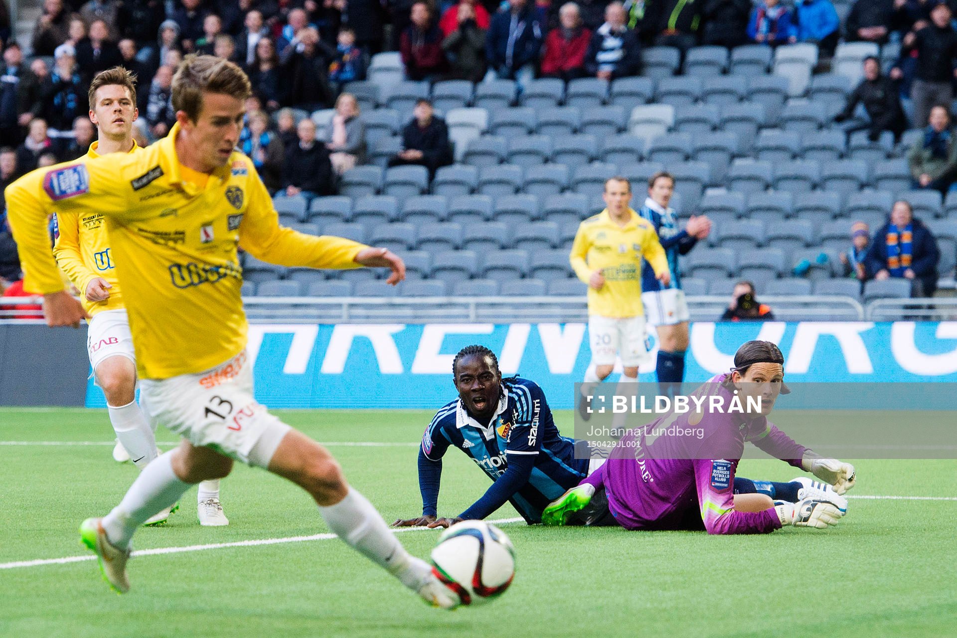Djurgårdens Nyasha Mushekwi deppar
