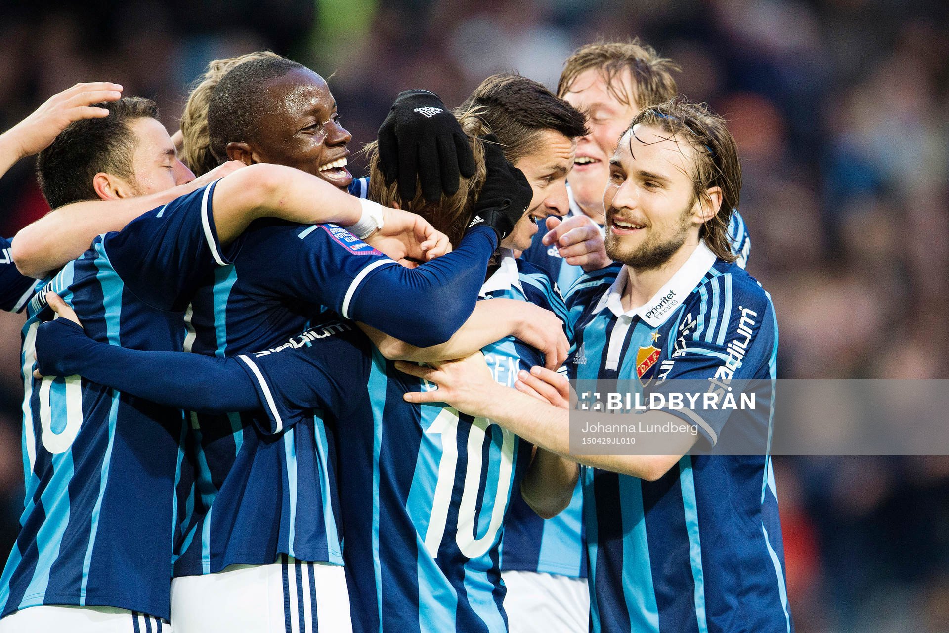 Djurgårdens Nyasha Mushekwi, Daniel Berntsen och Kevin
