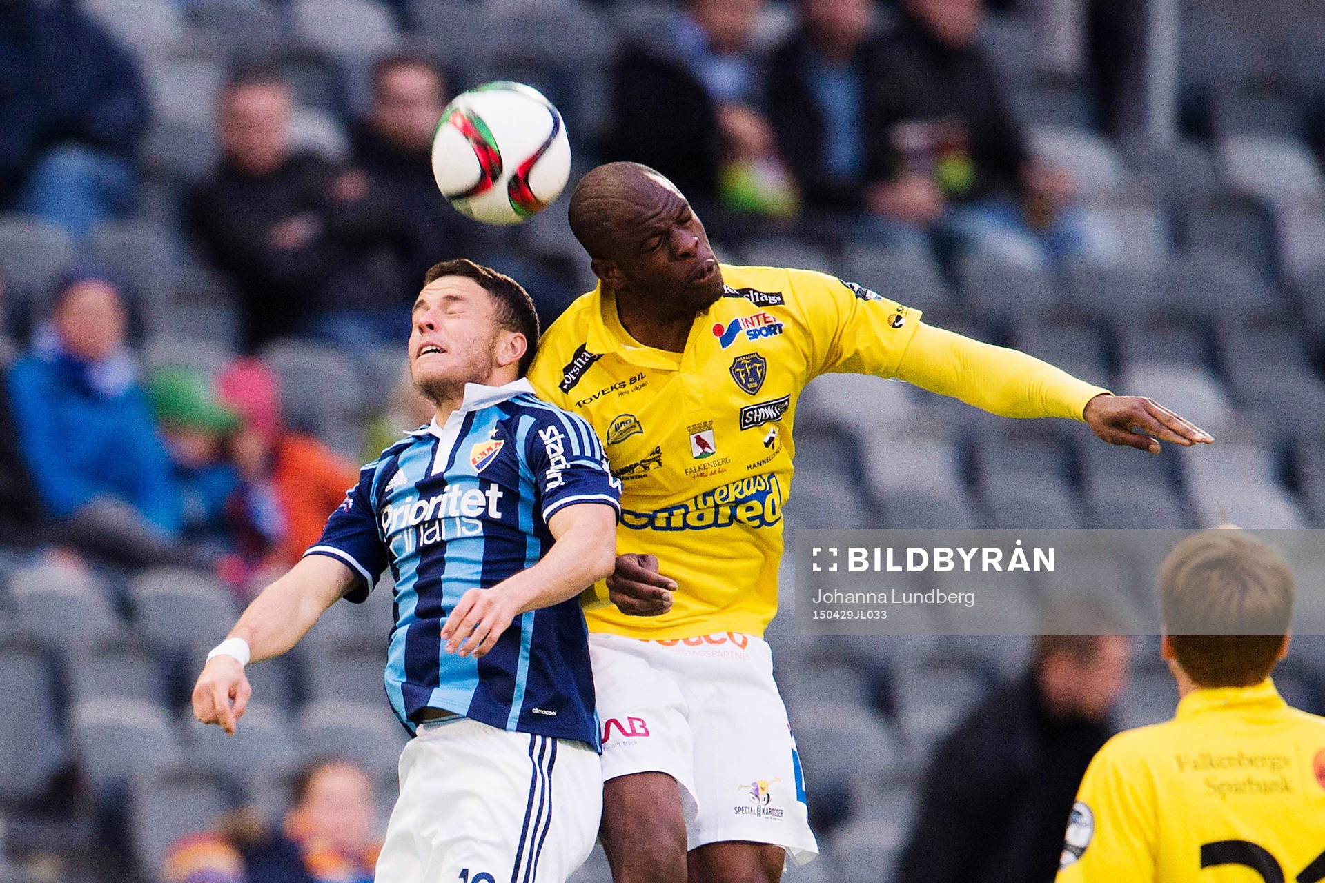 Djurgårdens Kerim Mrabti och Falkenbergs Hakeem Araba