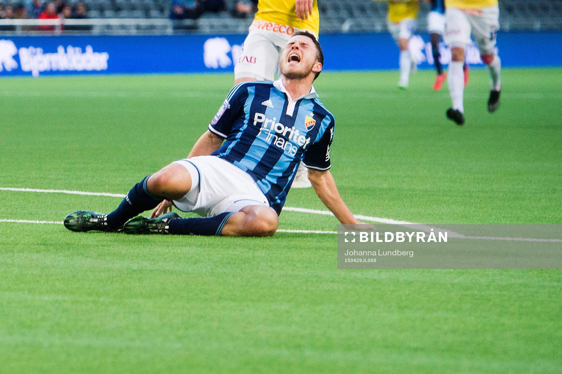 Djurgårdens Kerim Mrabti deppar