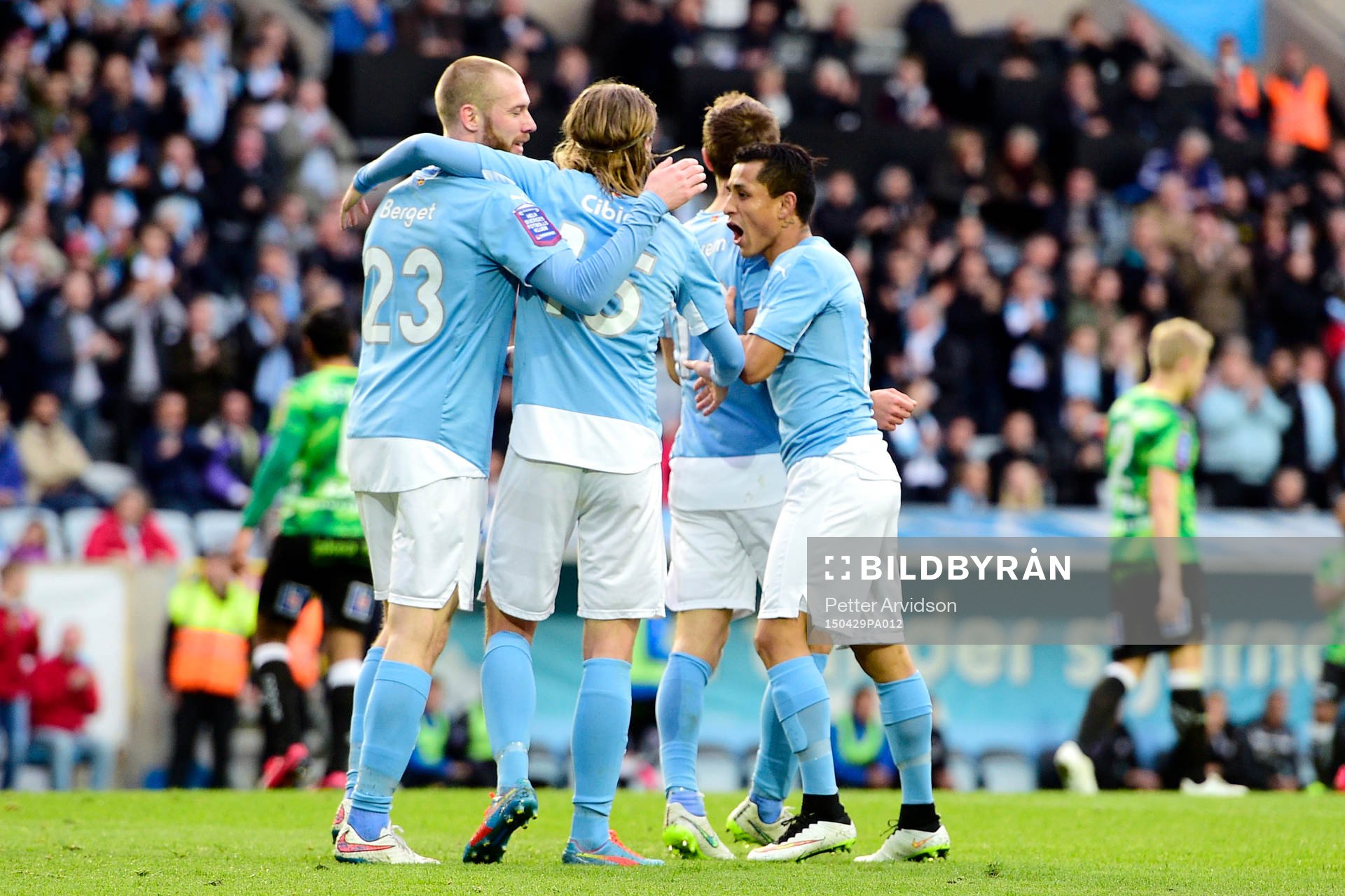 Malmö FFs Jo Inge Berget jublar