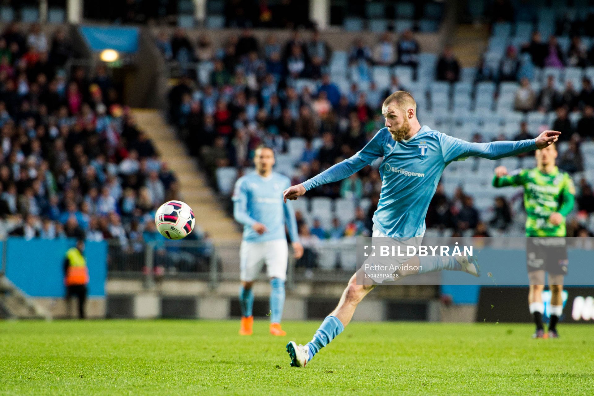 Malmö FFs Jo Inge Berget laddar för skott