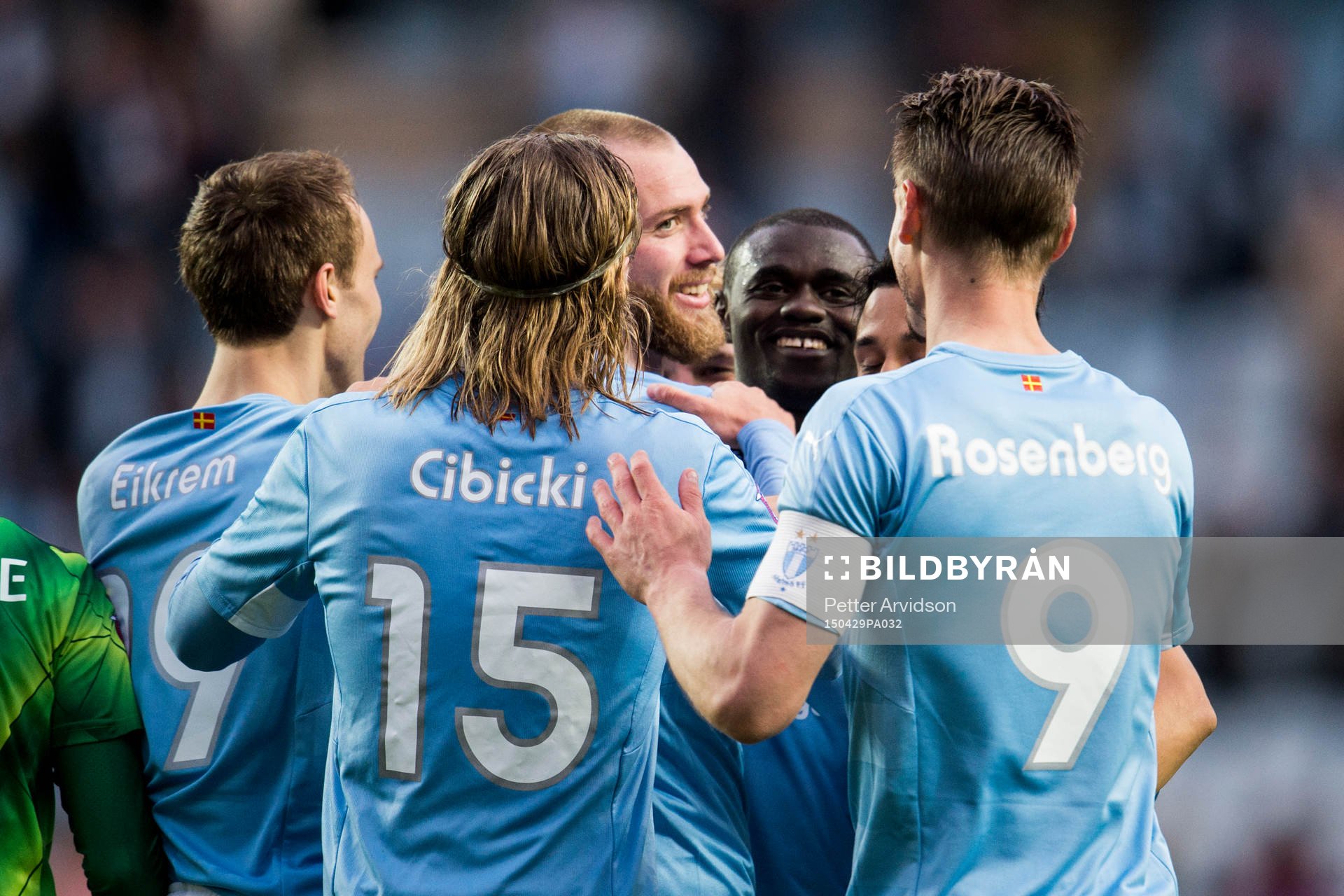 Malmö FFs spelare jublar