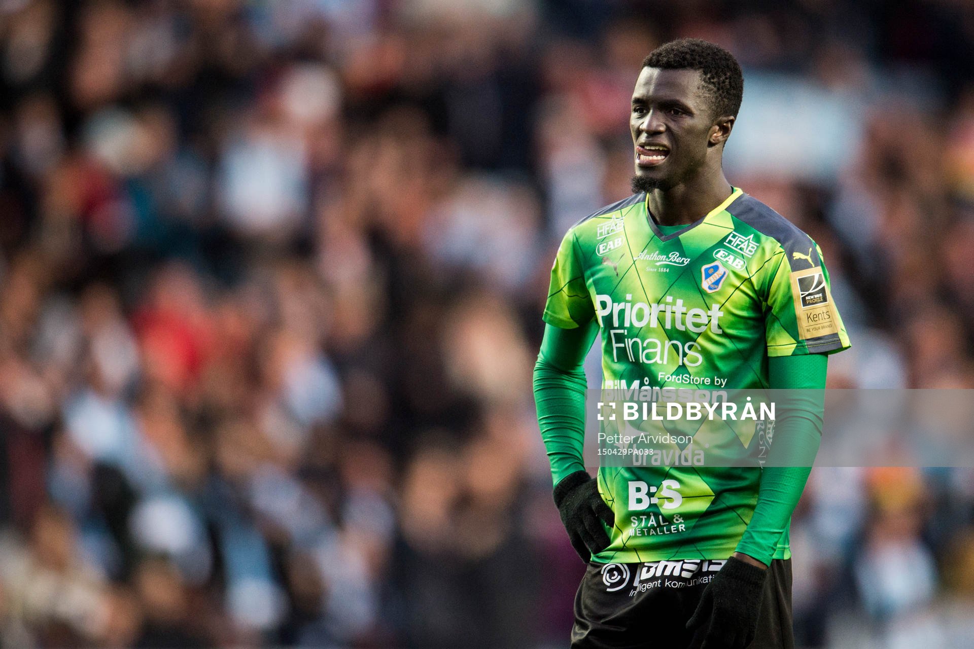 Halmstads Kwame Karikari deppar