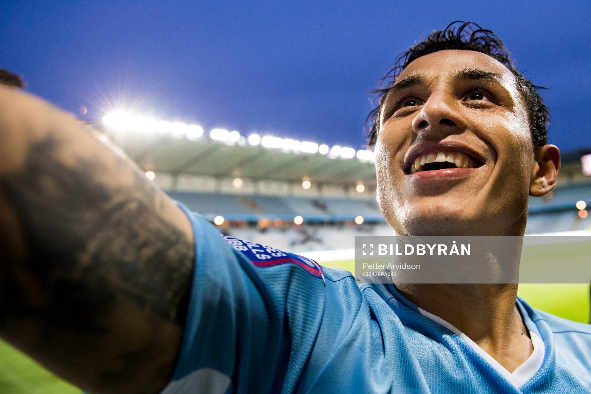 Malmö FFs Victor Yoshimar Yotun Flores jublar