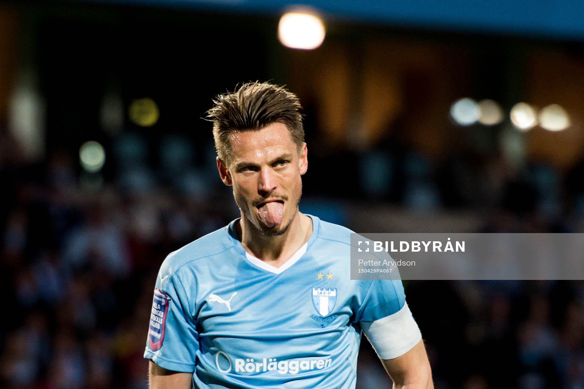 Malmö FFs Markus Rosenberg deppar